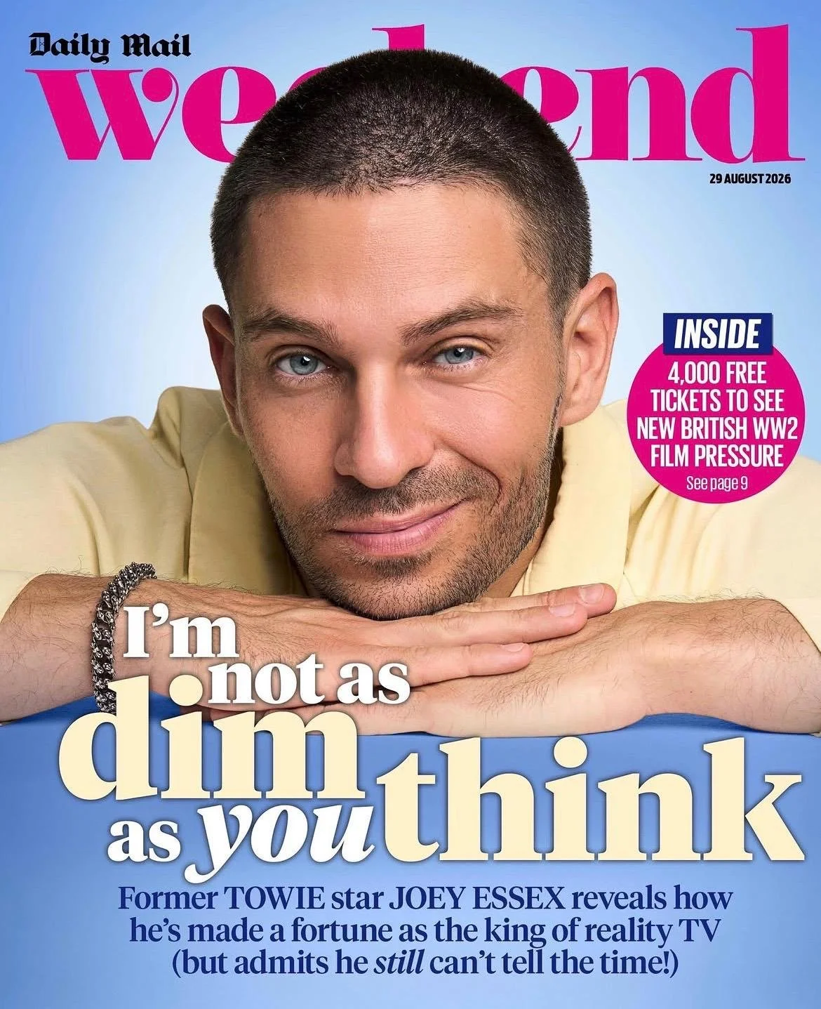 WEEKEND MAGAZINE - JOEY ESSEX