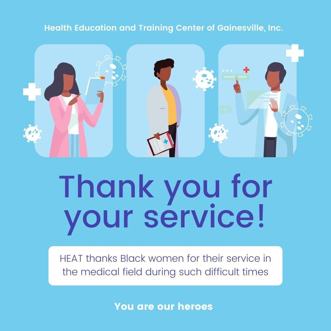 We at HEAT thank Black women for the service they do in the medical field, from doctors, nurses, and physicians. Thank you for all that you do for the community!
-
#health #education #teamwork #community #iamgnv #blackhistorymonth #wellness #publiche