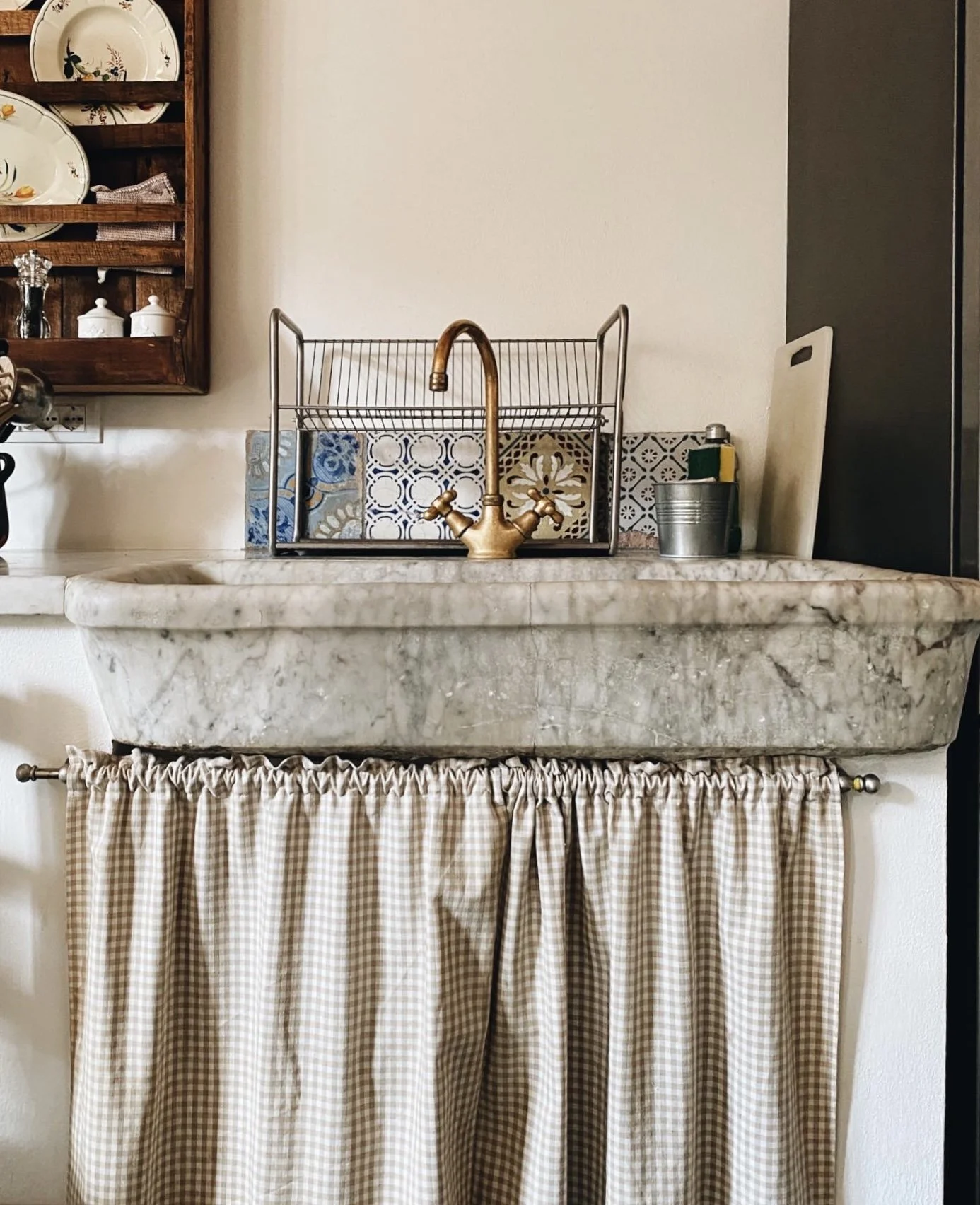 The skirted sink trend is back for bathrooms, kitchens and laundry rooms — Tiffany Leigh Design