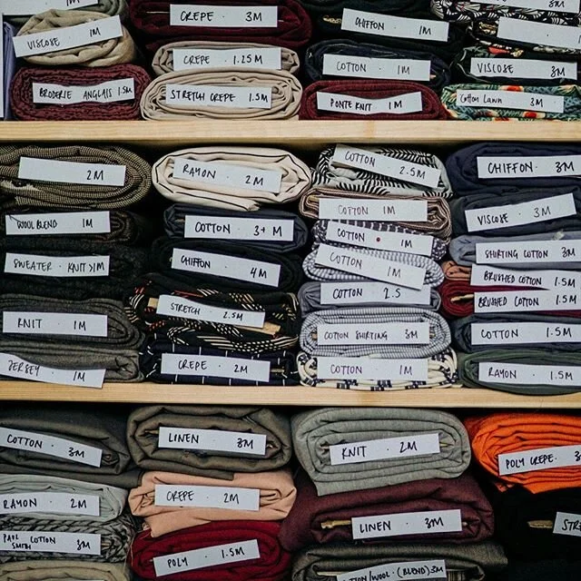 And my fabric stash is reorganized and ready to sew through...