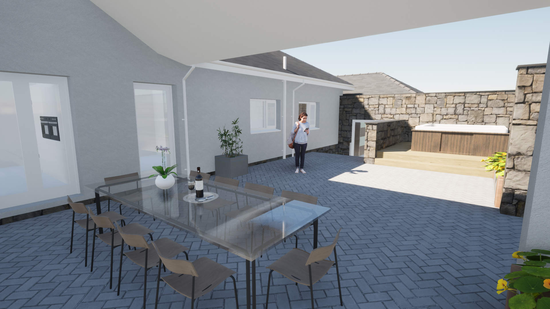 Proposed Front Courtyard
