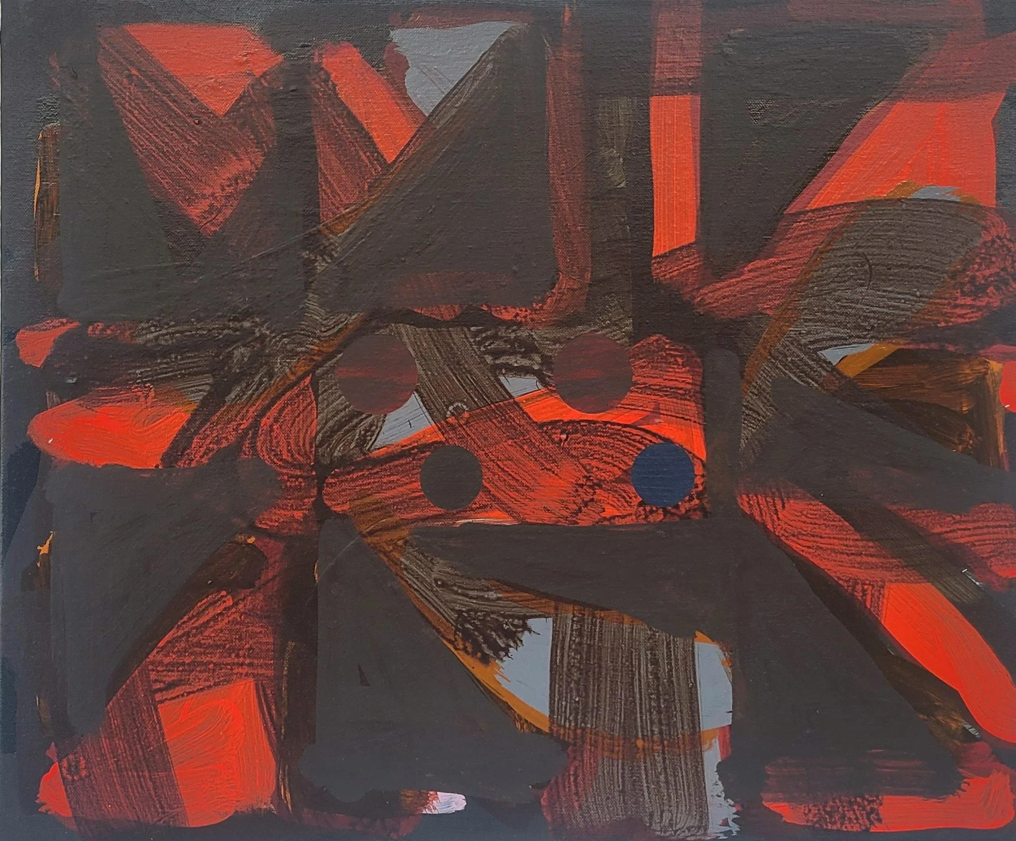 Monster, acrylic on canvas, 45 x 55cm, 2025