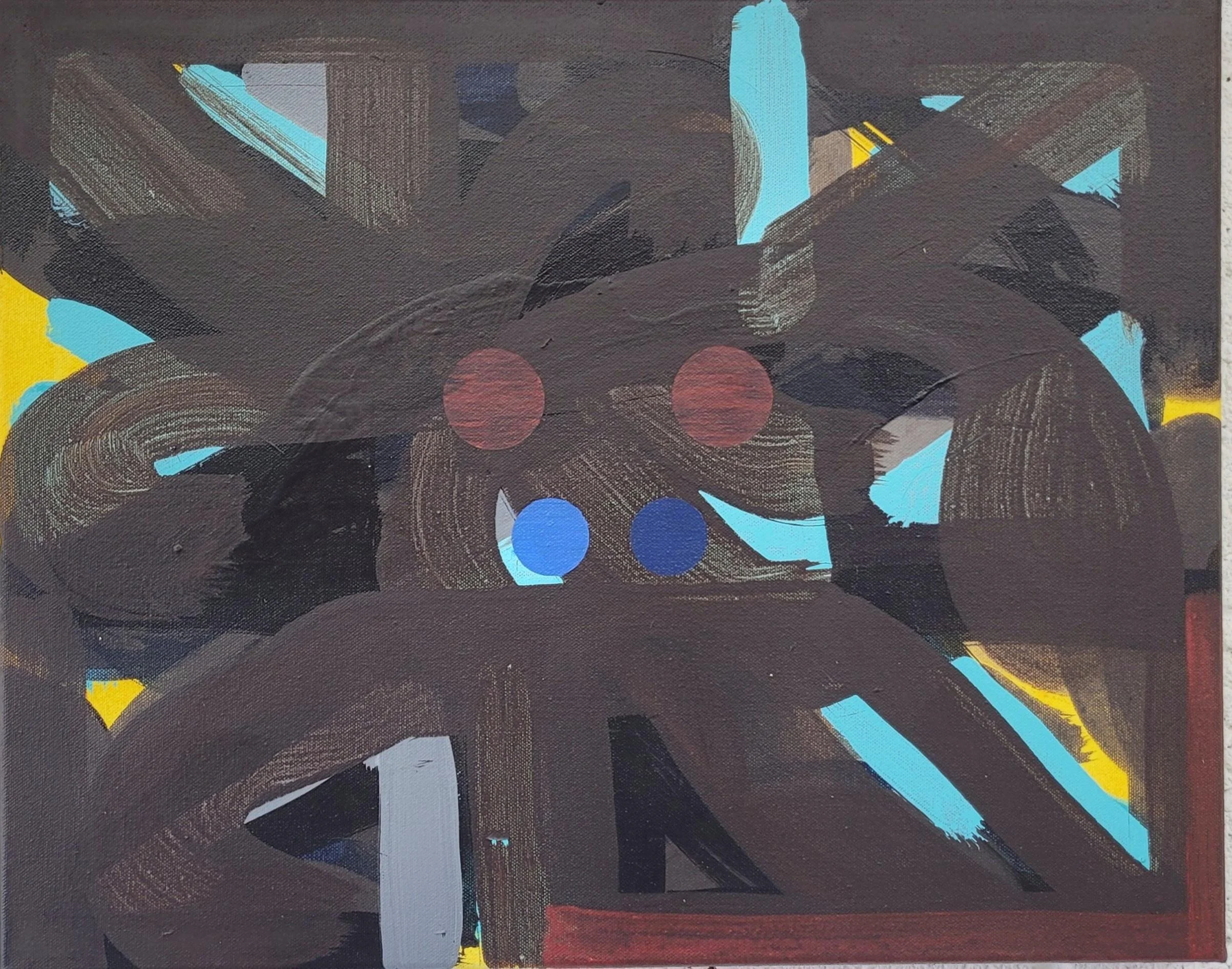 Monster III, acrylic on canvas, 40 x 30cm, 2025