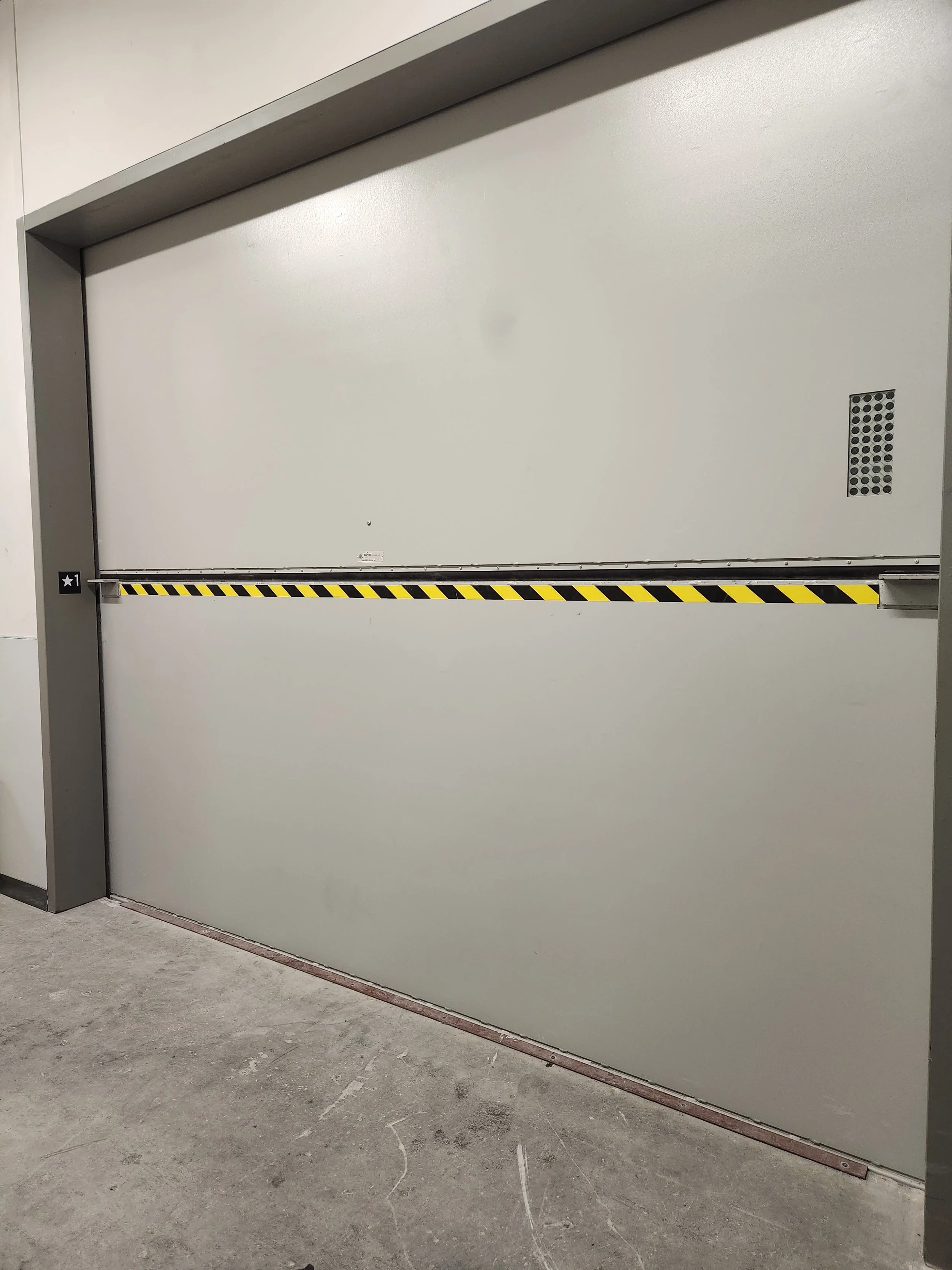 Large freight elevator