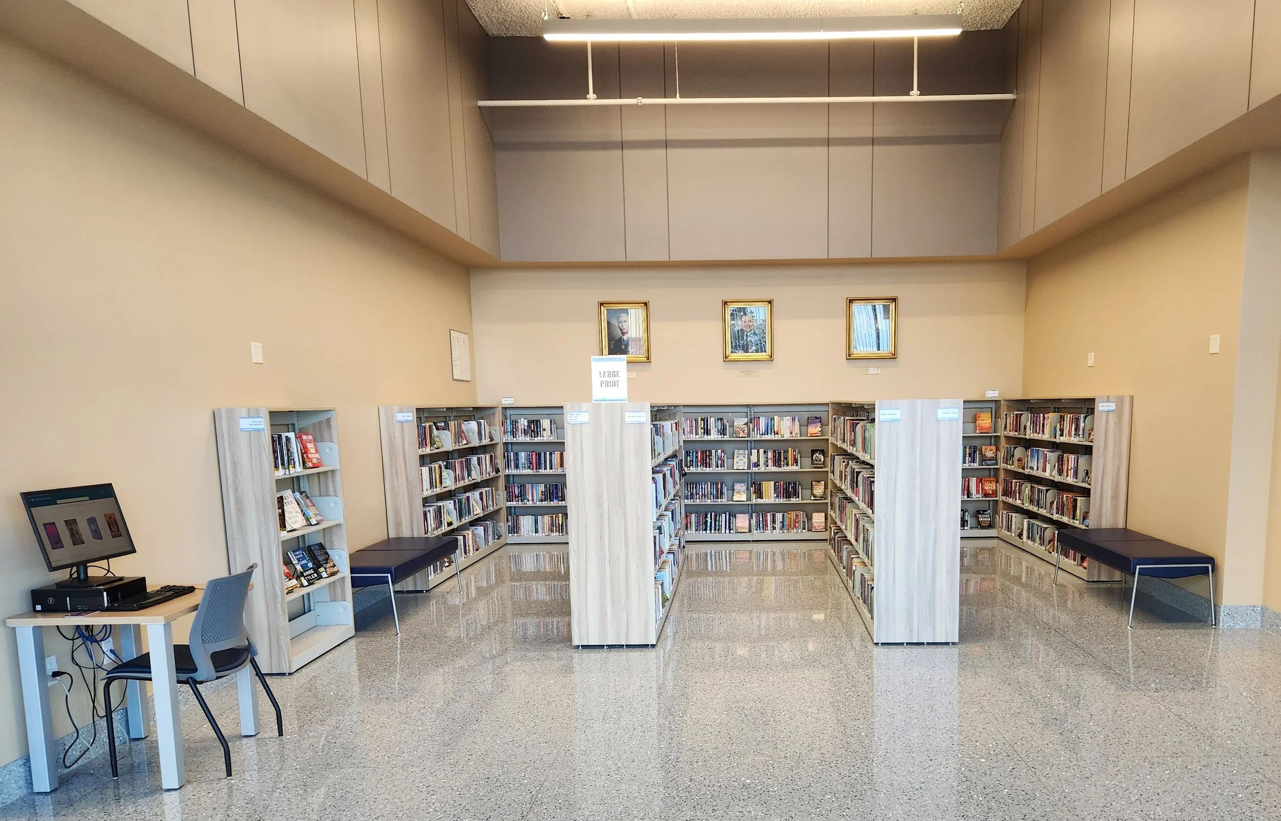 Large Print Section