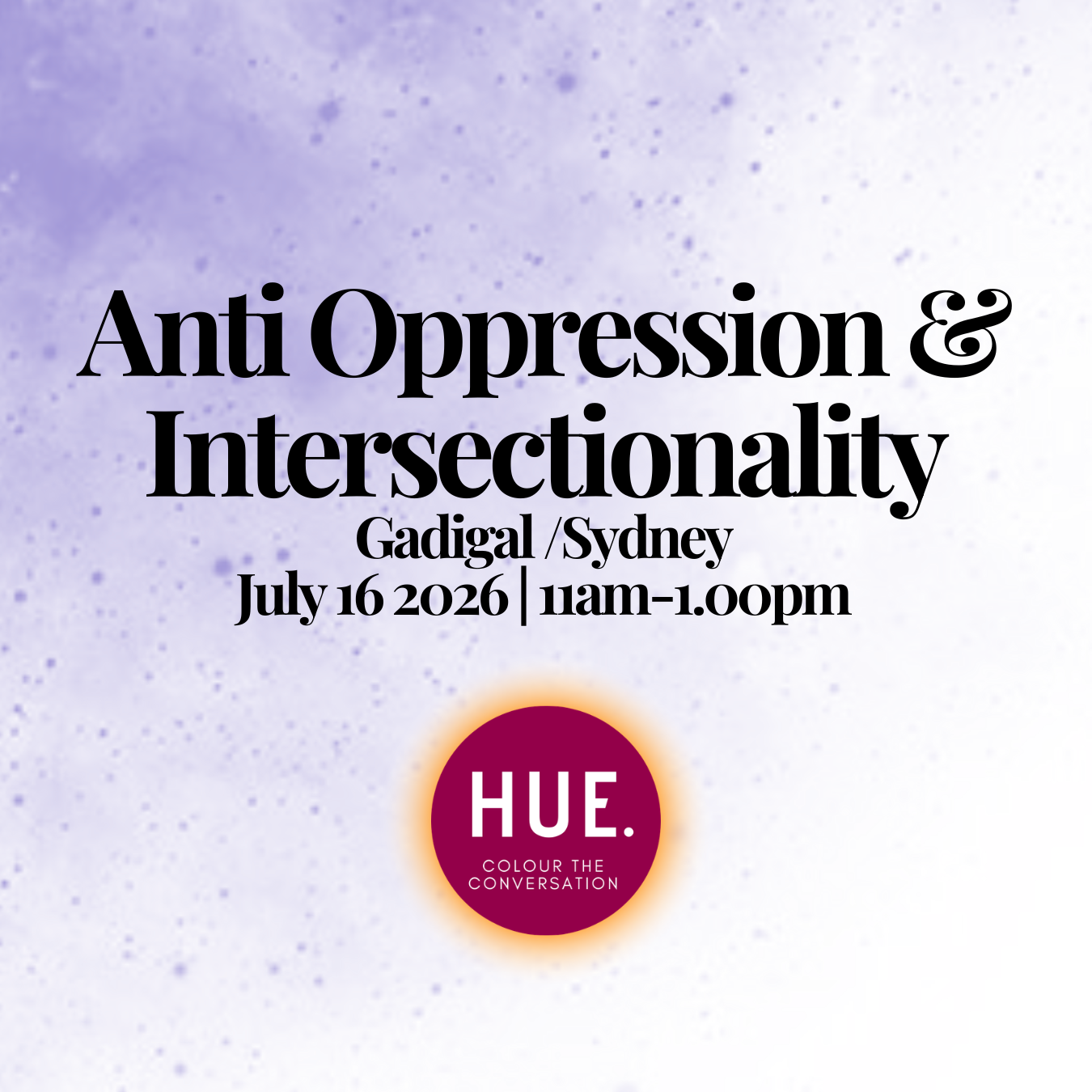 Anti-Oppression &amp; Intersectionality 