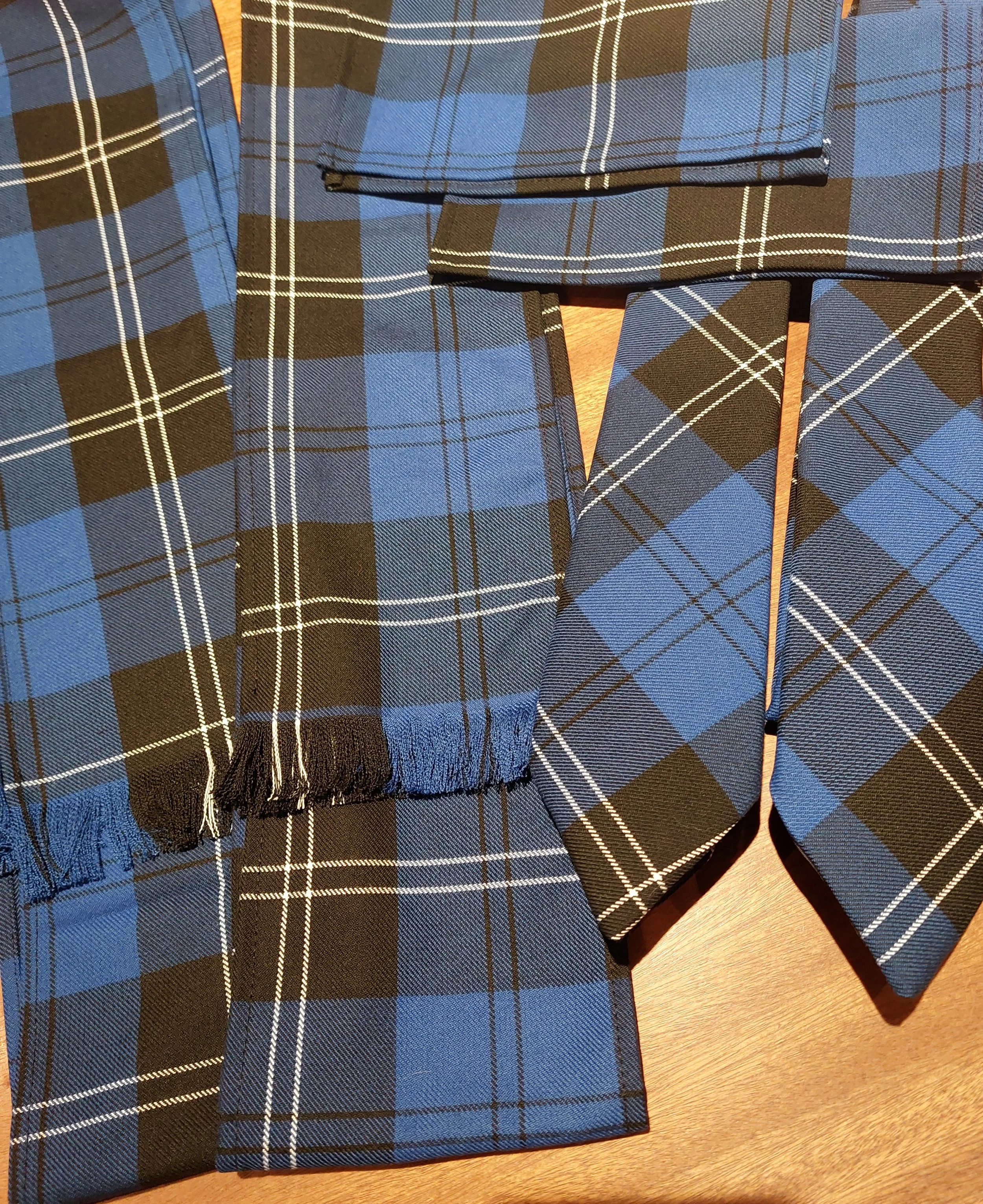Special Order for Lesley -  Gents Ties, Tartan Sashes & Pocket Squares