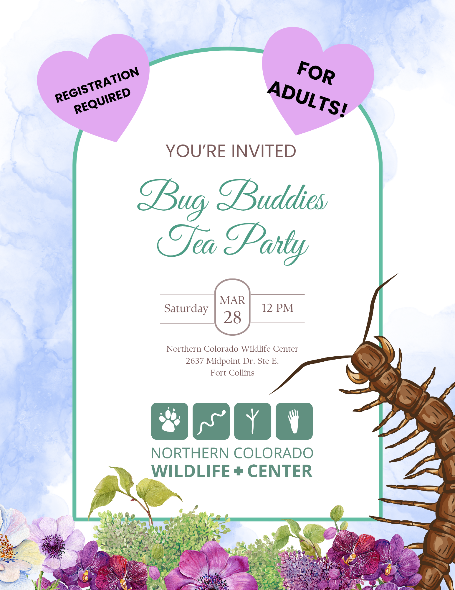 Adult Bug Tea Party
