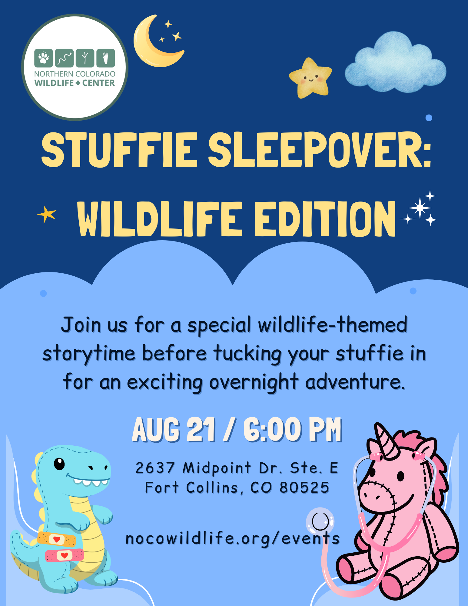 Stuffie Sleepover: Wildlife Edition