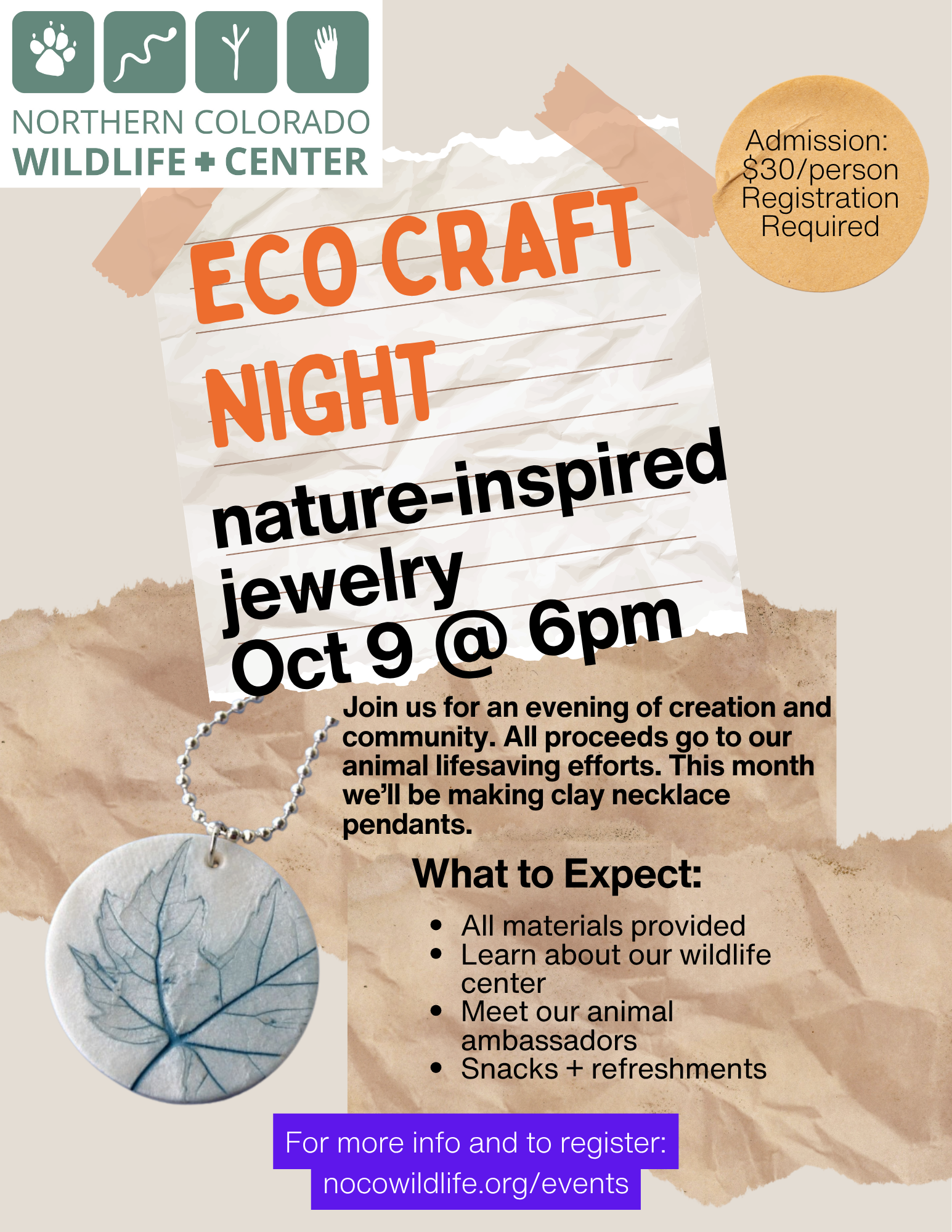 cancelled Eco Craft Night