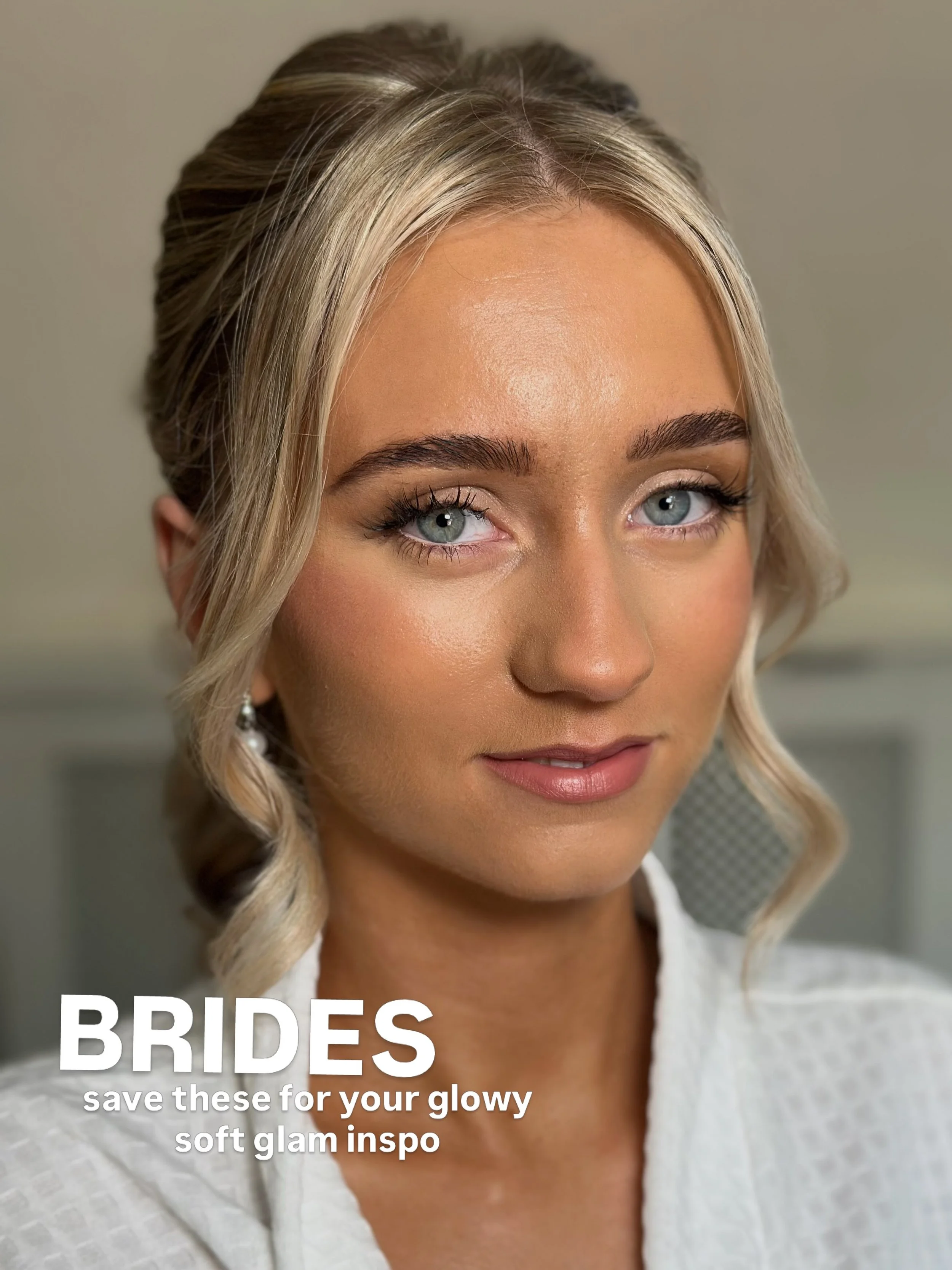 It&rsquo;s about feeling like you but on a really good day! 

A soft glowy glam is definitely my most requested and signature style, and you can see why! If this looks like the style you want for your big day, then get in touch via DM to discuss your