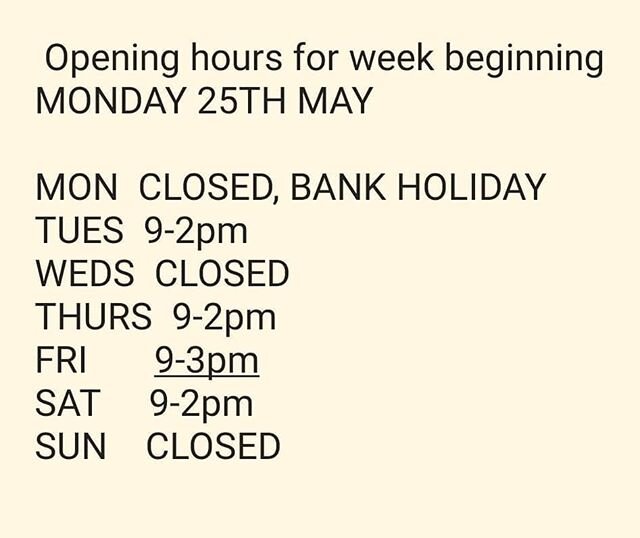 Slightly longer opening hours next week. Thank you to all our customers for their patience when having to queue. #UPPINGHAM #rutland #shoplocal #ironmonger #hardware #barbeque #paint