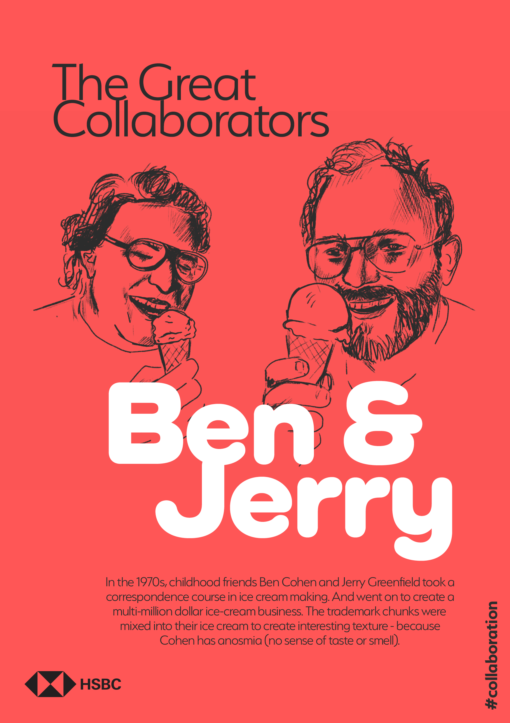 Poster Design for internal campaign for HSBC