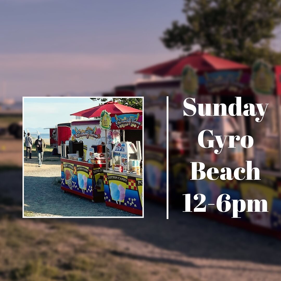 Treat yourself or someone else at Gyro Beach on Sunday! 🐙 🍿 12-6pm

#gyrobeach #gyroparkbeach #esquimalt #esquimaltlagoon #esquimaltlagoonbeach #eatlocal #foodtrucksvictoria #localeats #explorevancouverisland #victoriabuzz #downtownvictoria #shoplo