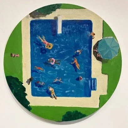 SOLD IN THE LAST WEEK!!!
Please visit @courttreegallery.com, @courttreecollective  for additional pool paintings!!!#courttreecollective #3pearsgallery #artsgowanus