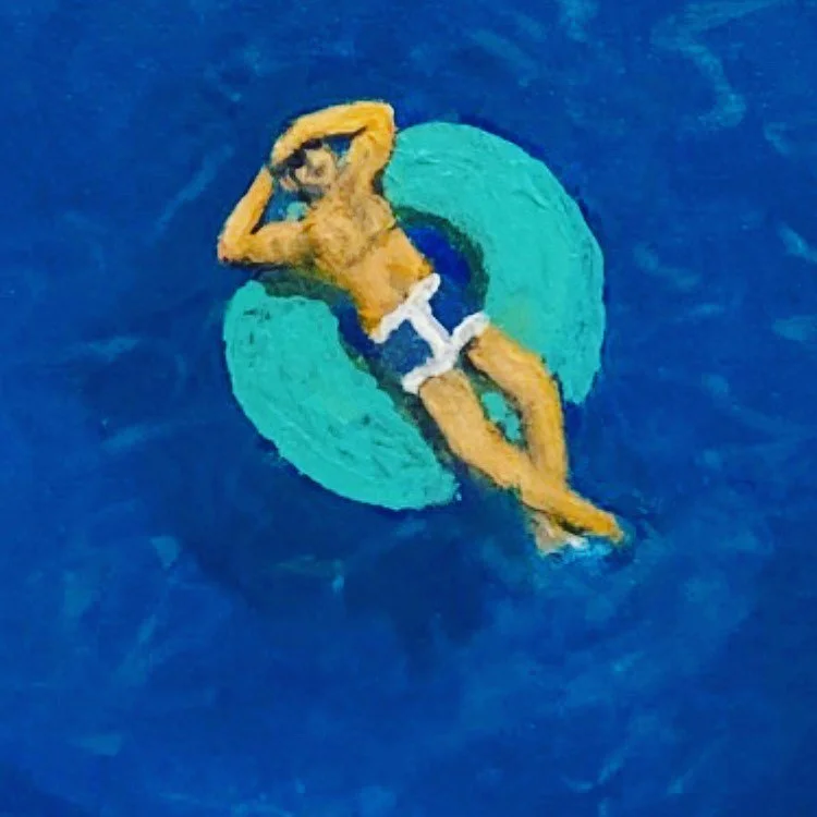 7 DAYS LEFT; 9 PAINTING LEFT; COME ON IN TO &ldquo;POOLSIDE&rdquo; ON ARTSY @courttree.com/.