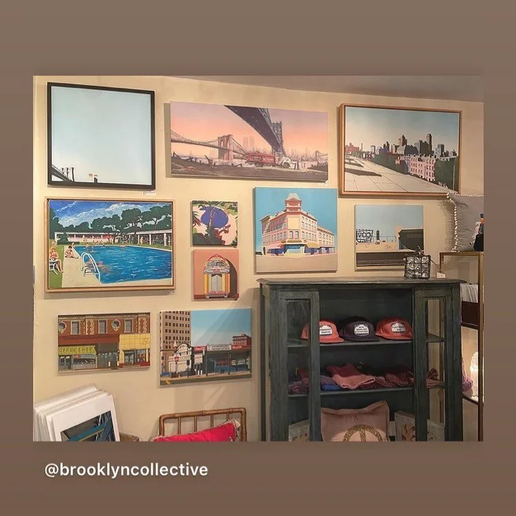 Come and see a selection of chicle Prints, many on stretched canvas, @brooklyncollective #artsgowanus