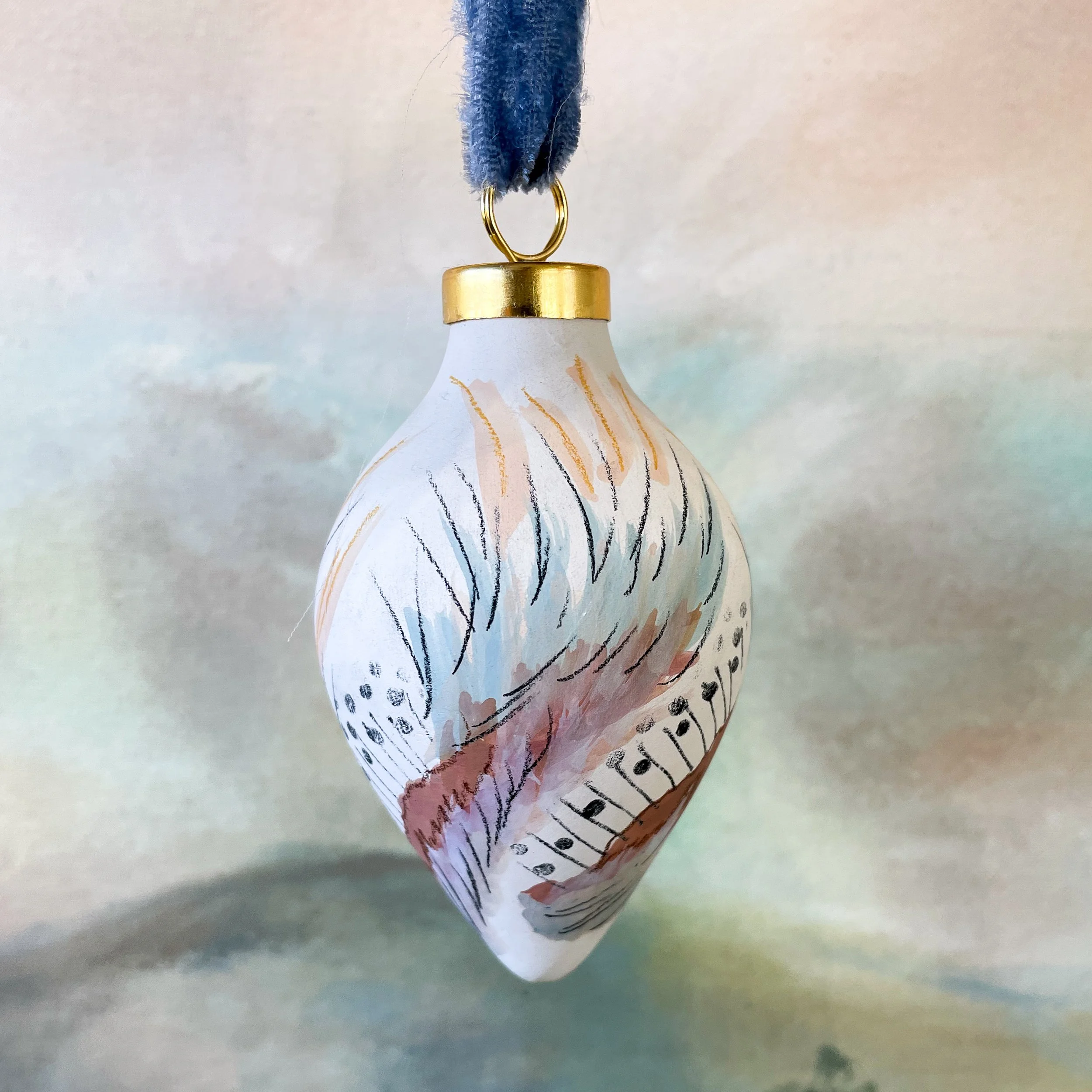 Teardrop on Feathers