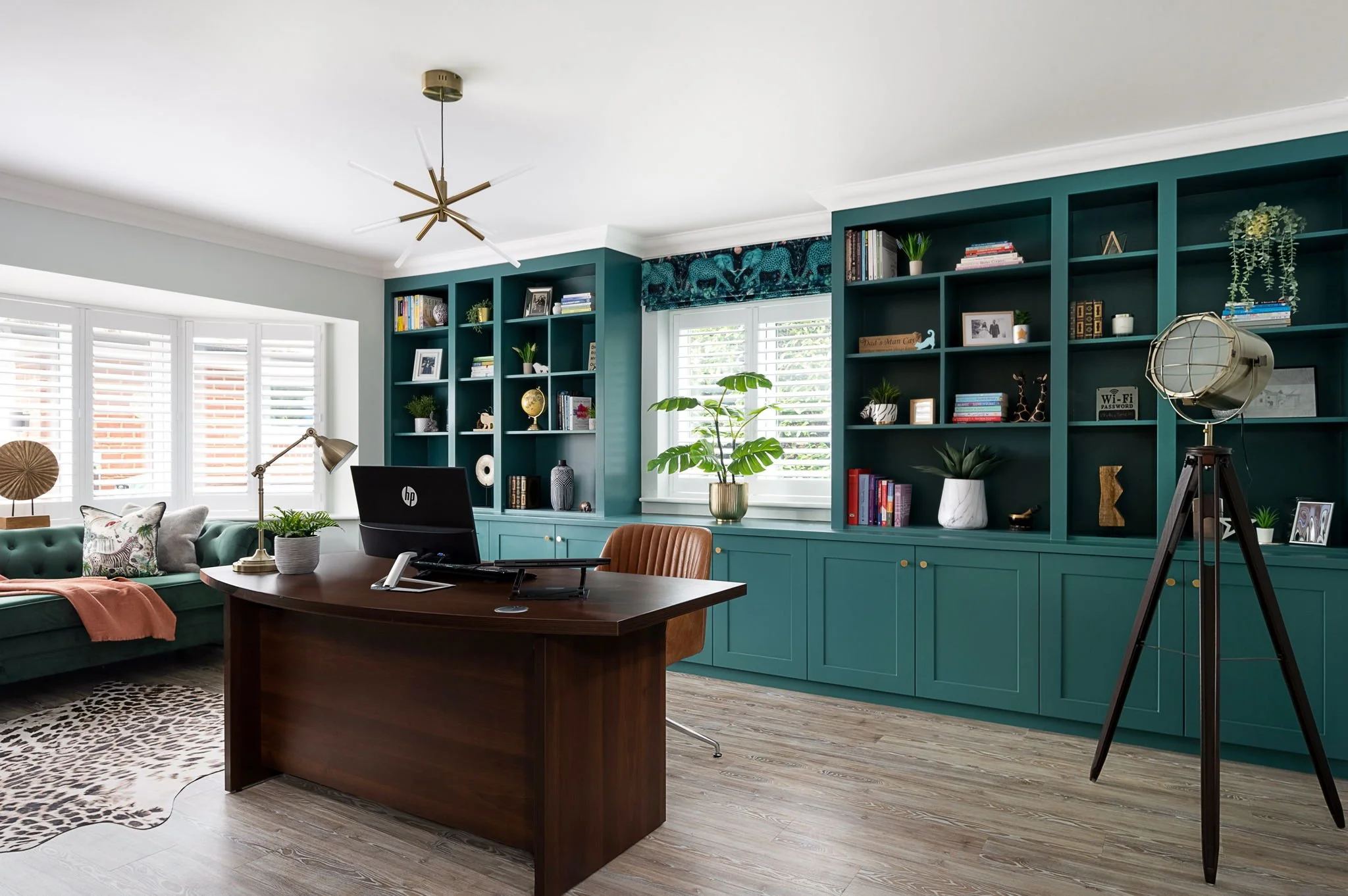 Personality filled shelving Shiplake Holly Scott Interior Design