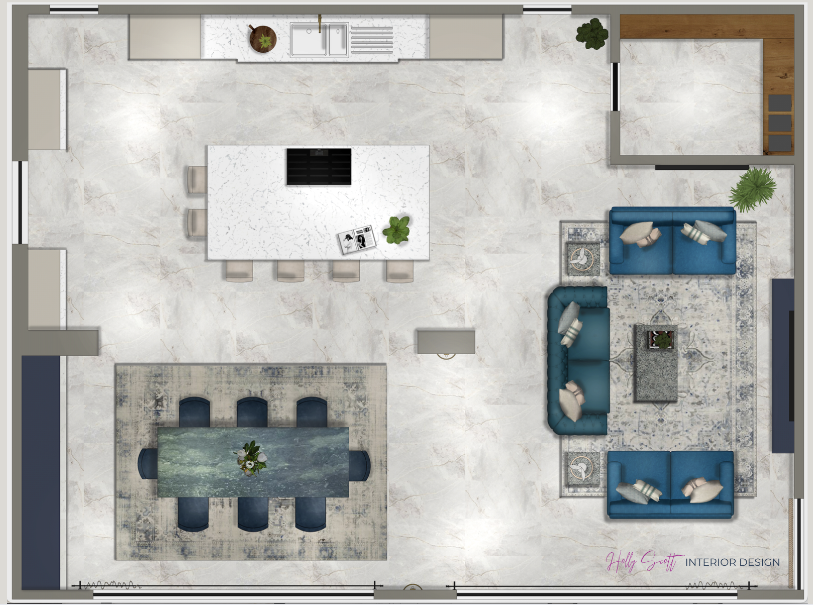Open Plan living design