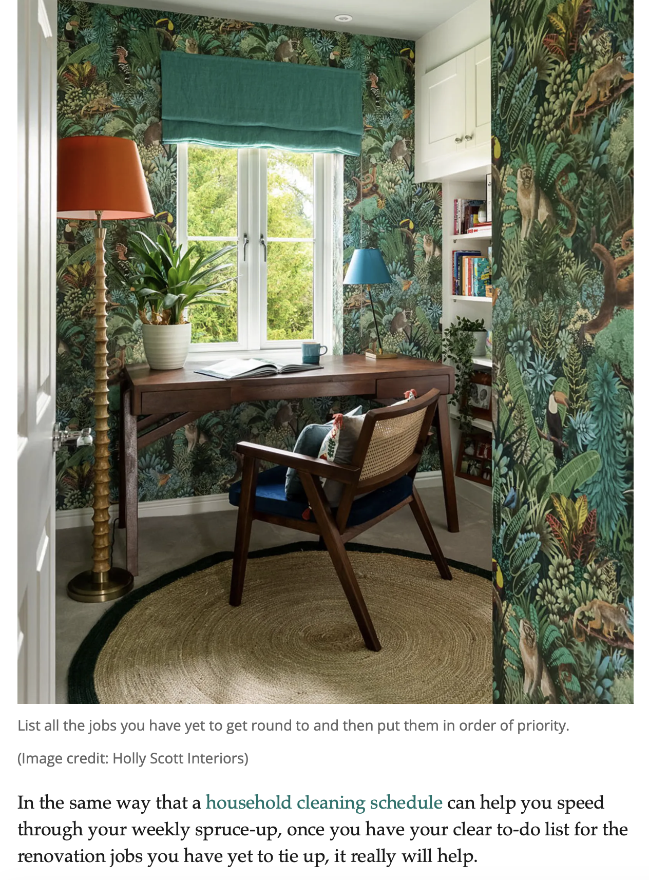 Living etc article Holly Scott