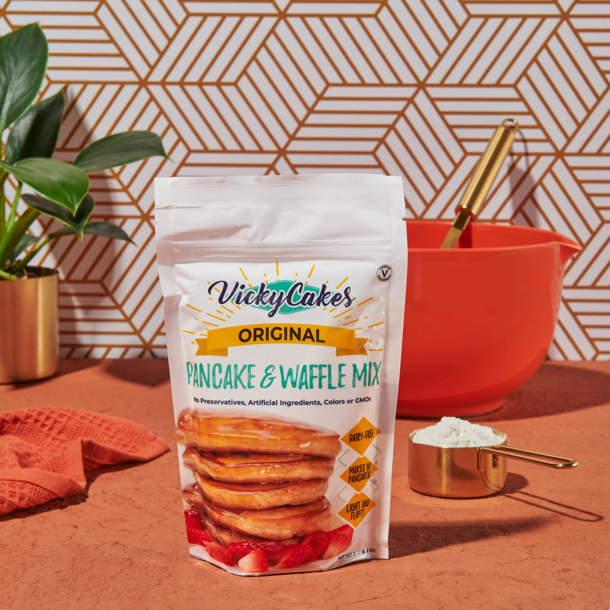 Colorful modern product photography