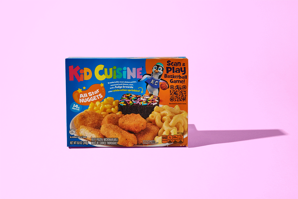 Packaged food stop motion