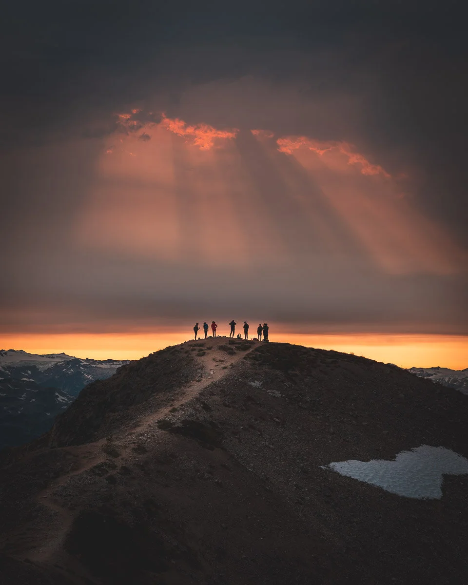 Sunset at Panorama Ridge