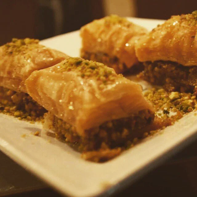 Baklava with Grounded Pistachios