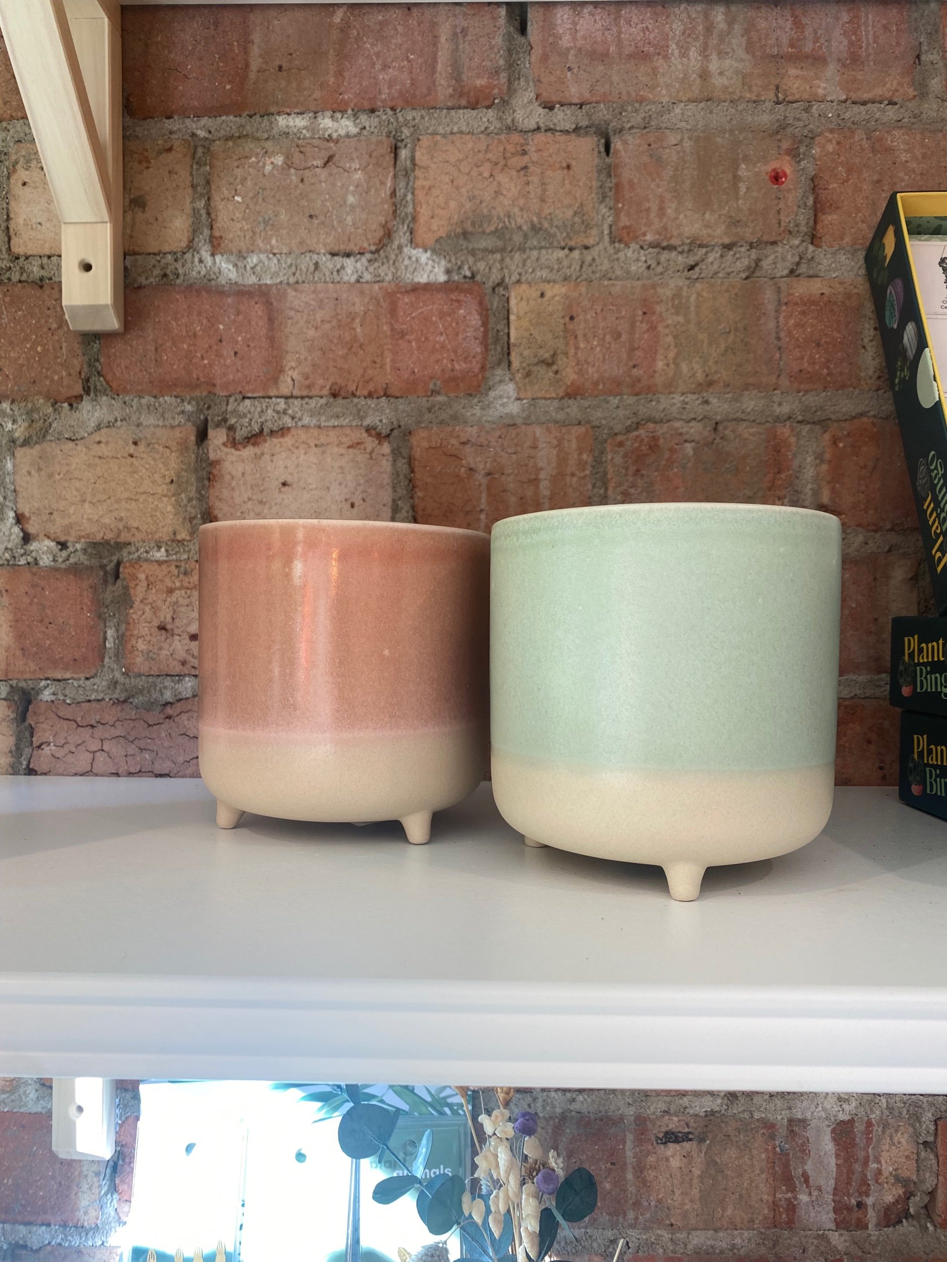 Matte Reactive Ceramic Pots from Ivyline