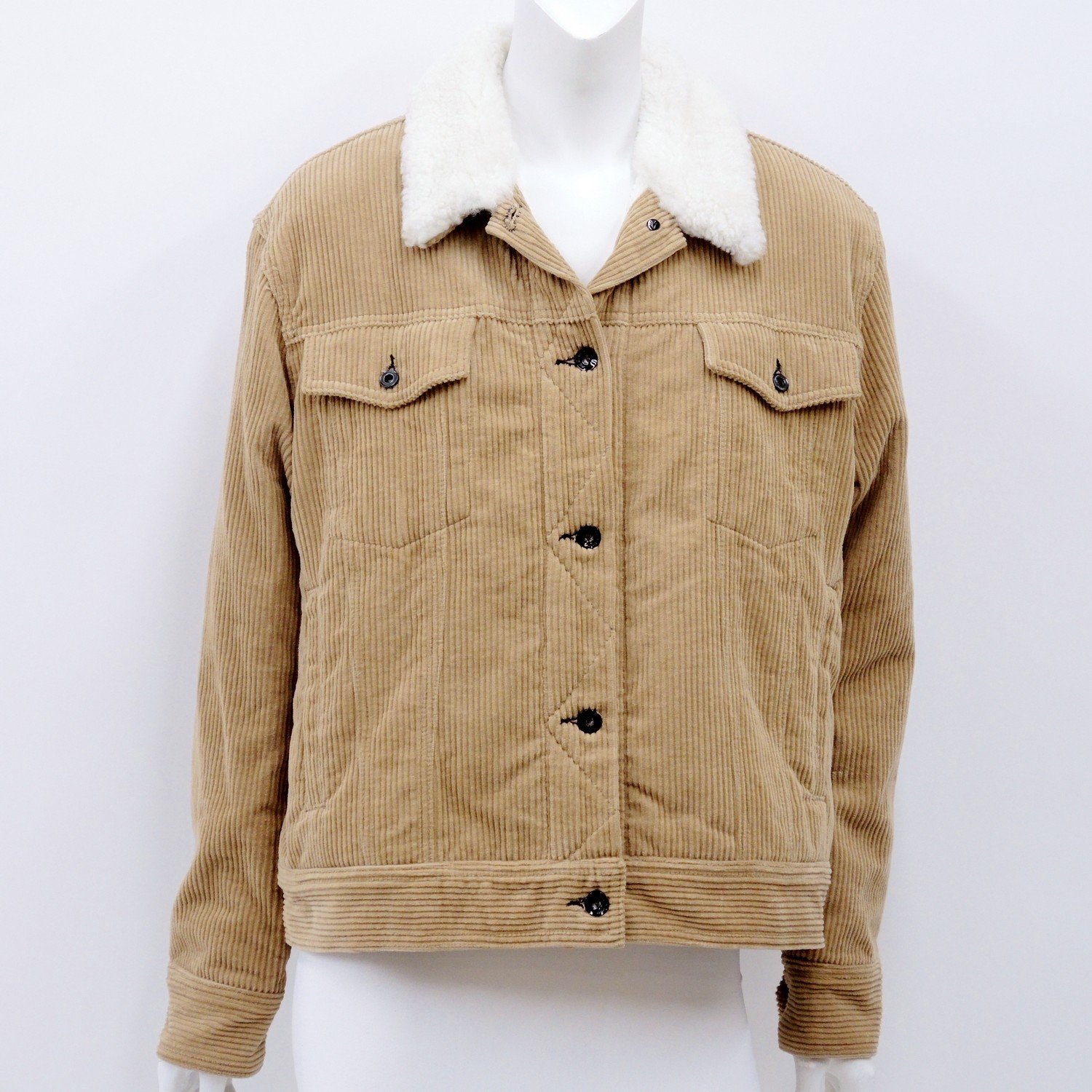 camel sherpa jacket