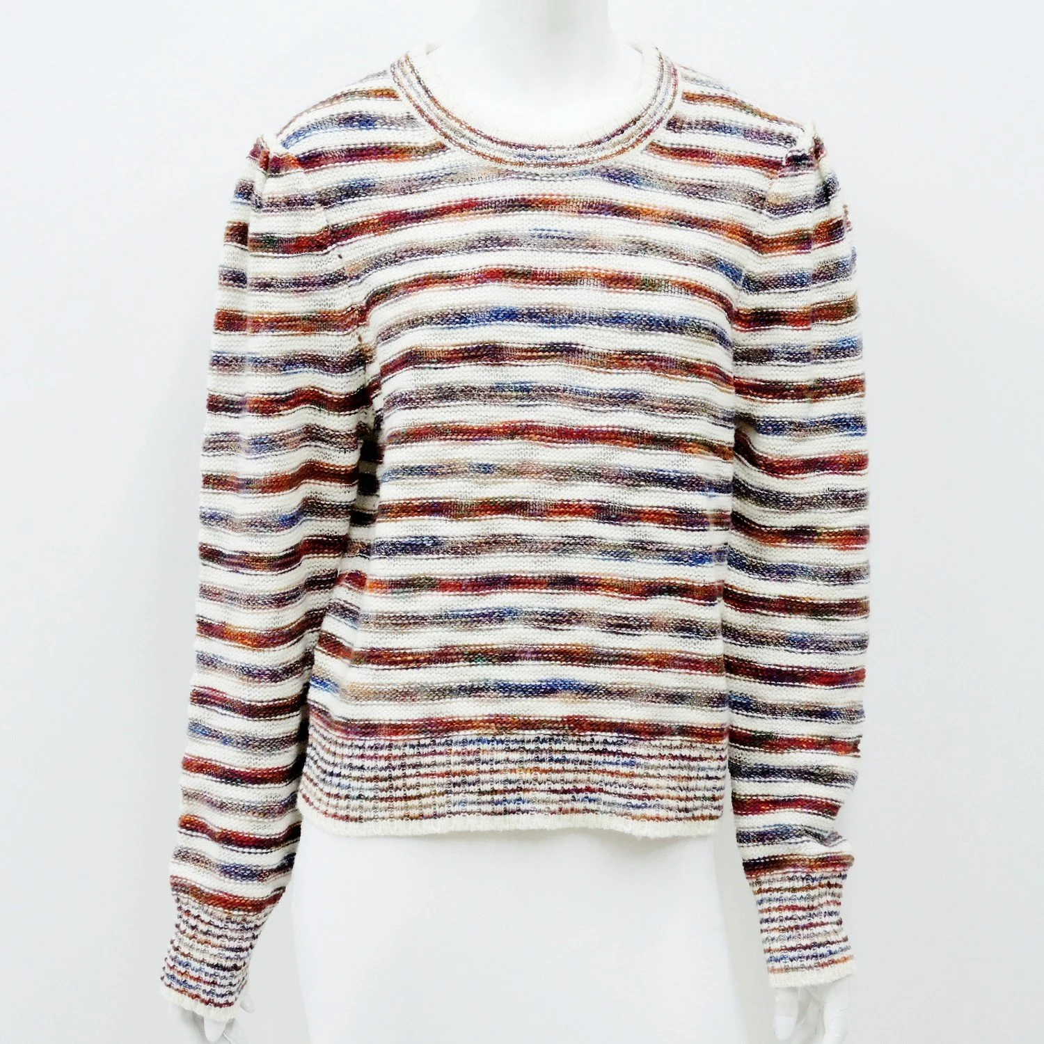 VERONICA BEARD Striped 'Raissa Crew 