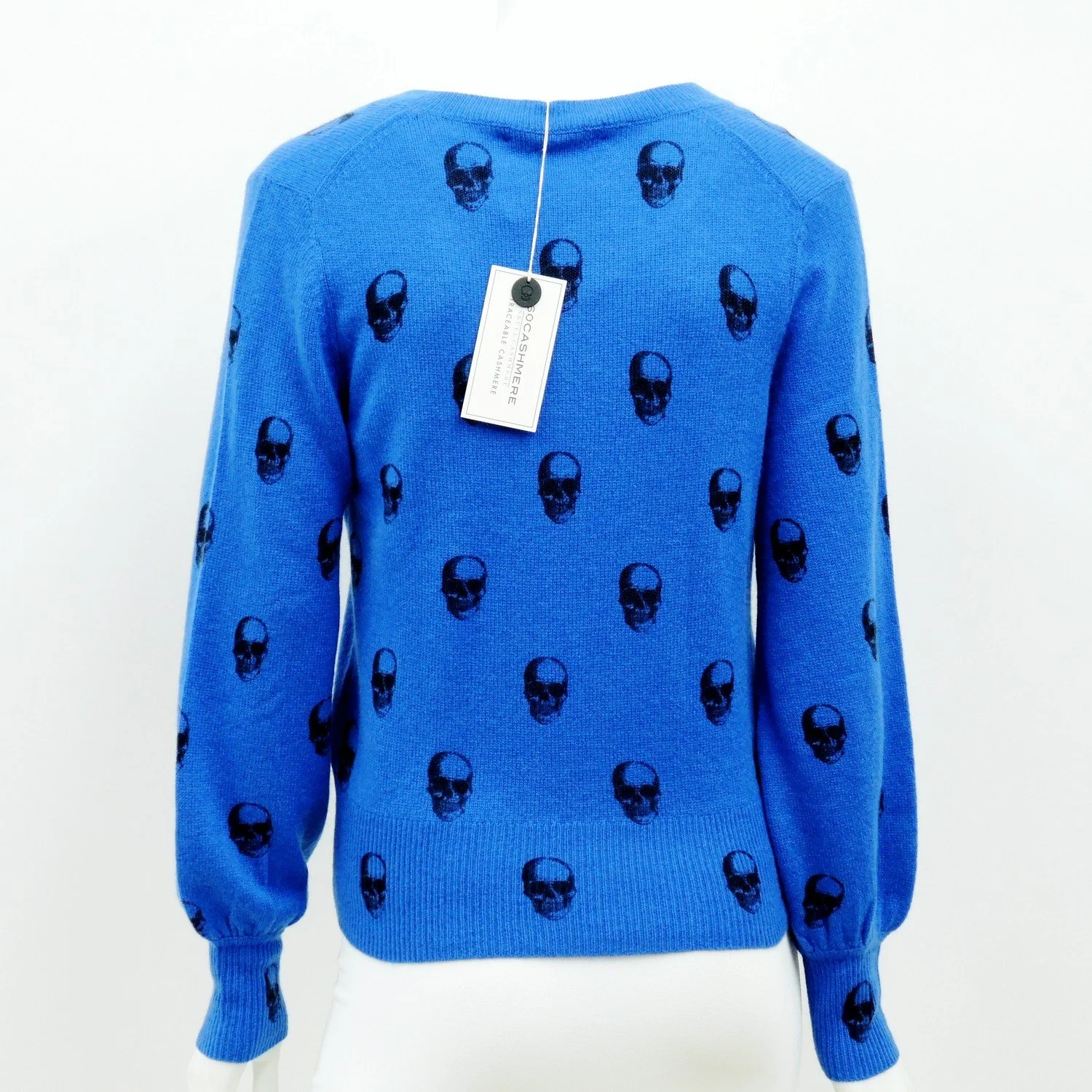 skull cashmere page long skull long split cardigan