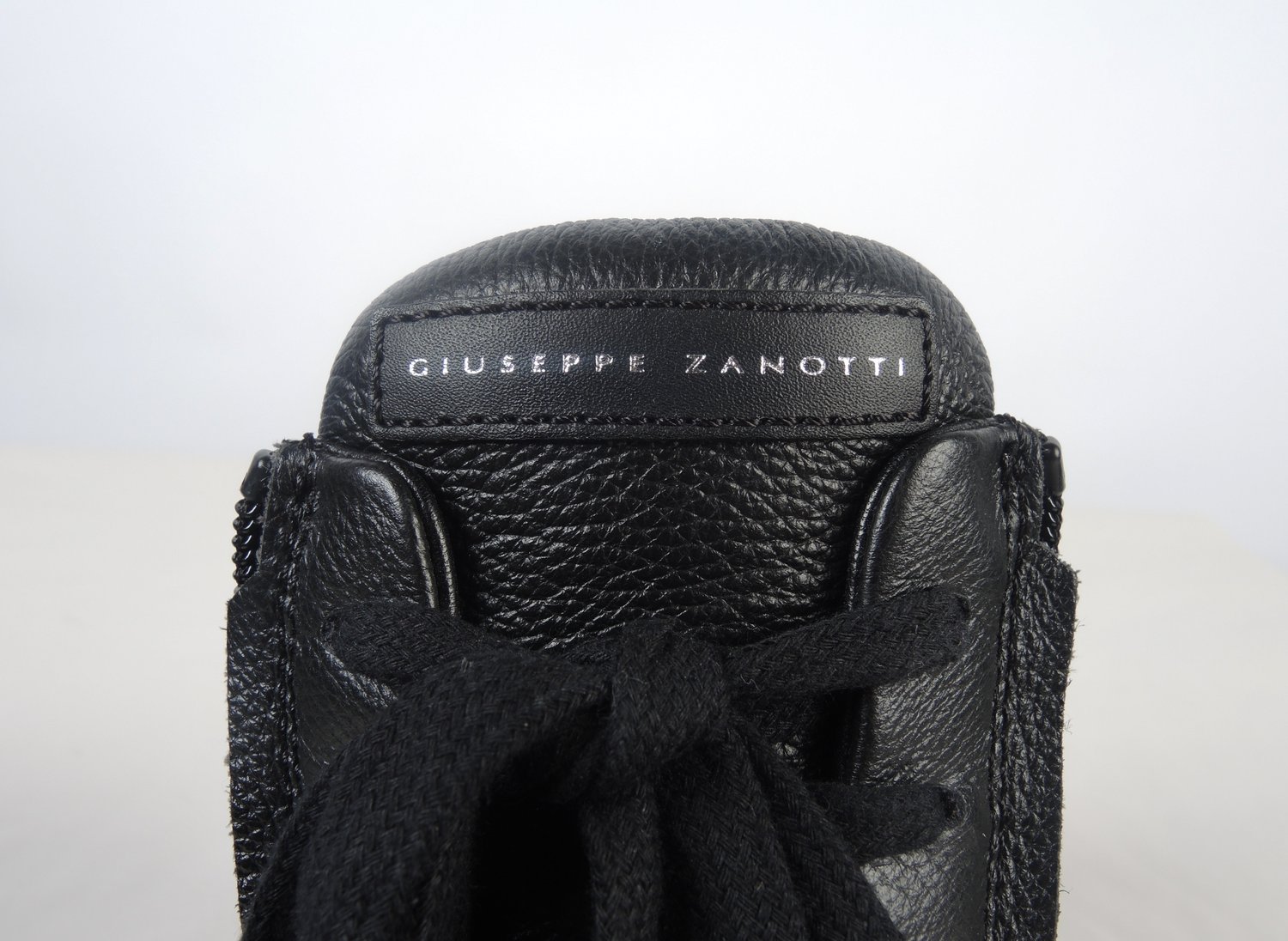 stum Legitim sjæl GIUSEPPE ZANOTTI Black Wedge Sneaker (10) — Seams to Fit Women's Consignment