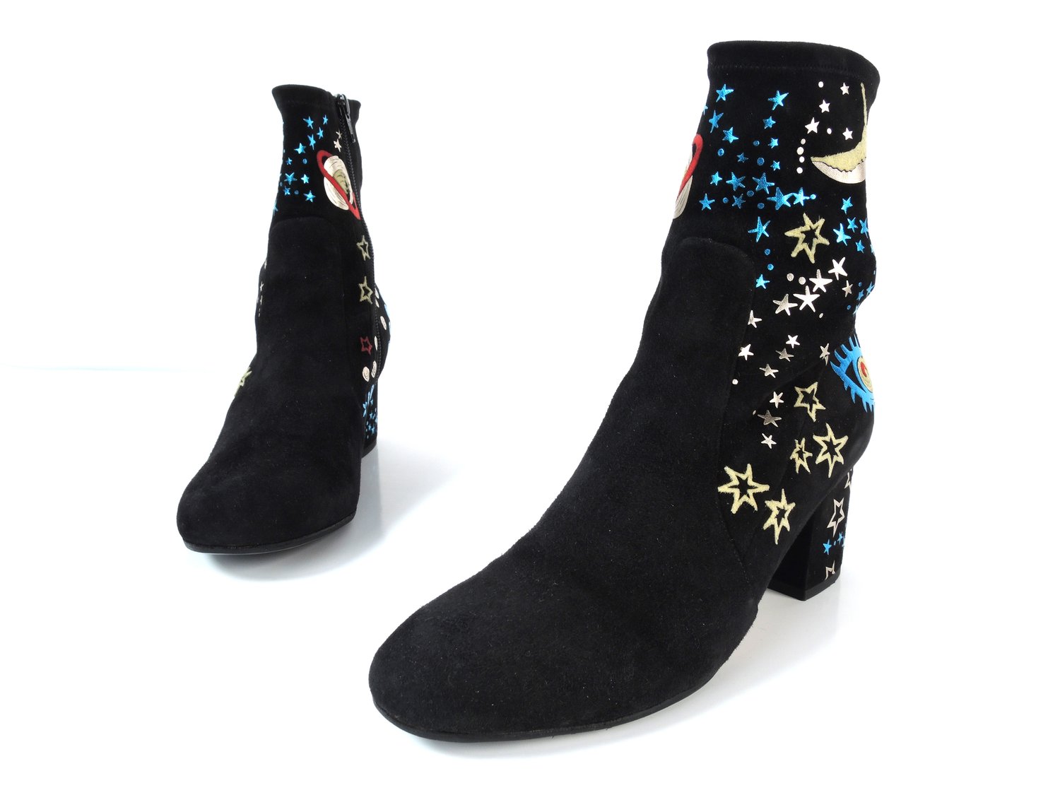 amme damper hele VALENTINO Black Suede 'Astro Star Cosmic' Booties (9) — Seams to Fit  Women's Consignment