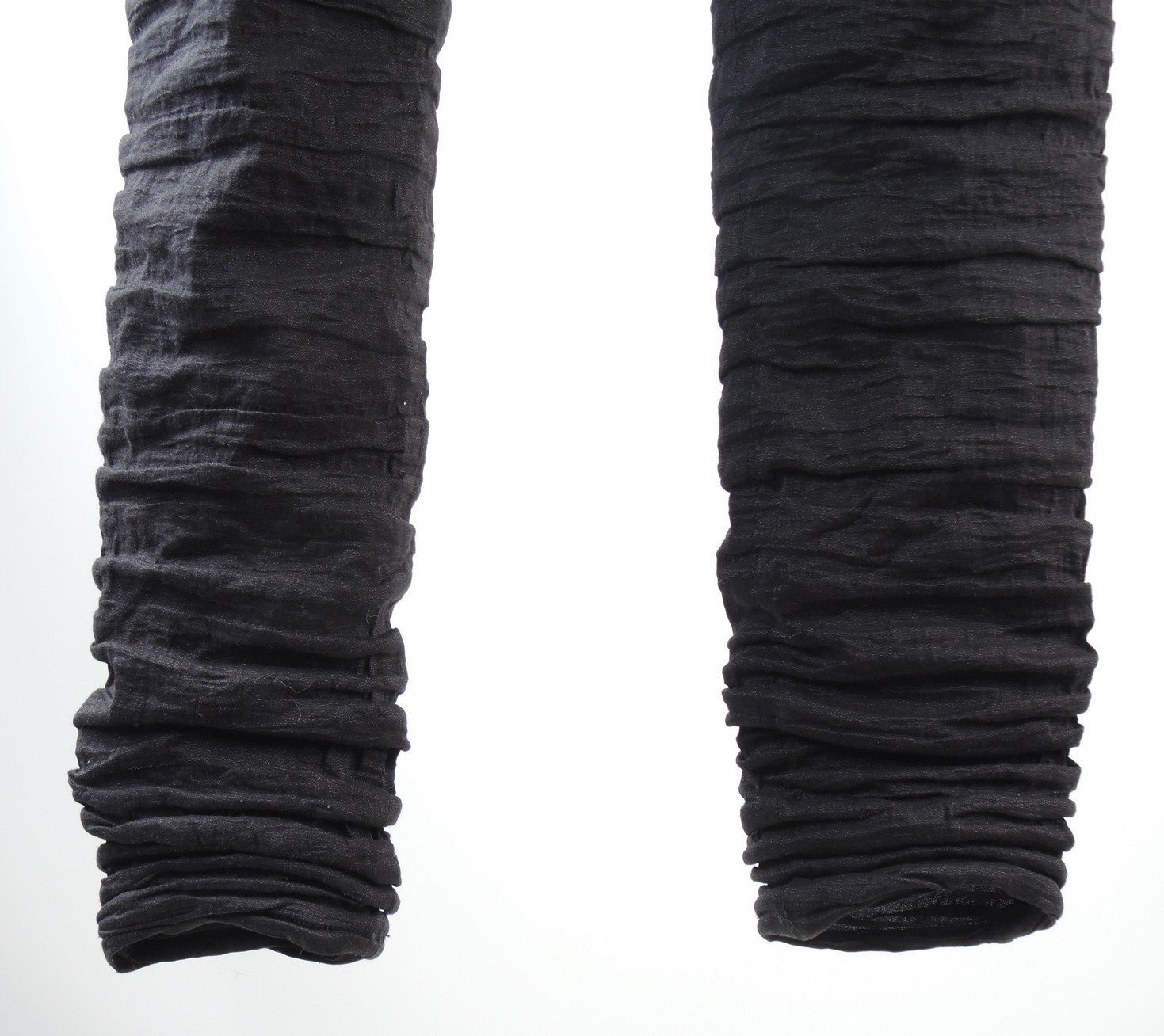 Grey polyamide long leggings by Sarah Pacini