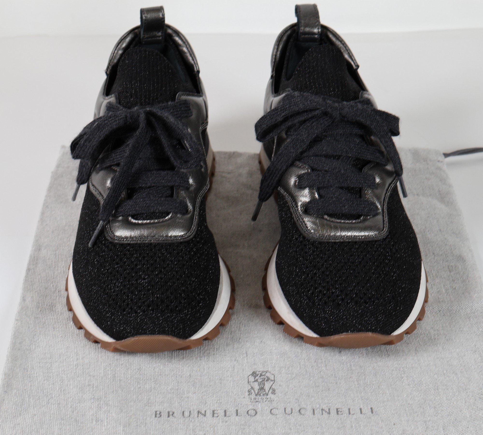 BRUNELLO CUCINELLI Metallic Sparkle Sneakers (38) — Seams to BRUNELLO CUCINELLI Metallic Sparkle Sneakers (38) — Seams to