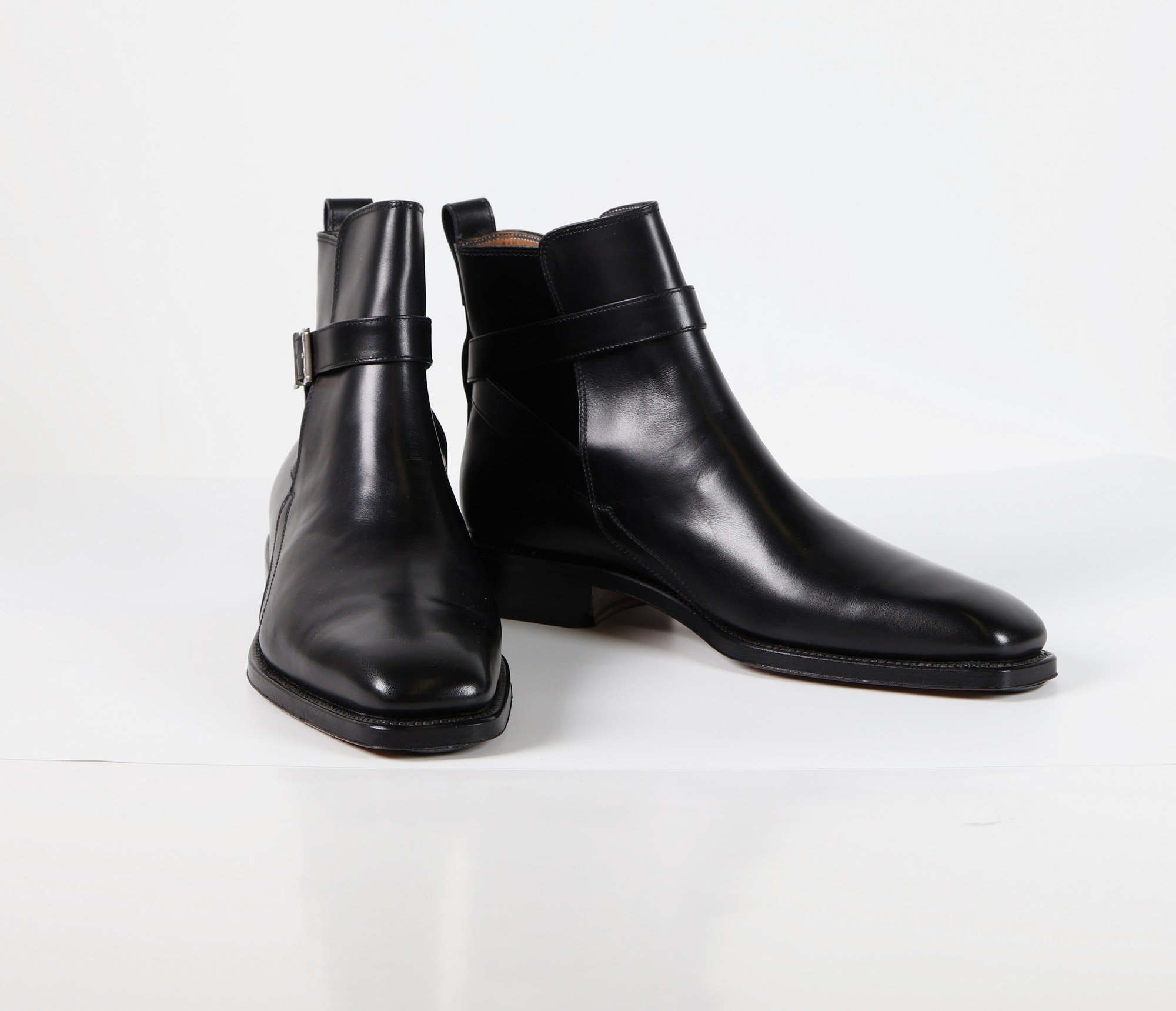 SALVATORE FERRAGAMO Black Men's Ankle Boots (10) — Seams to SALVATORE FERRAGAMO Black Men's Ankle Boots (10) — Seams to