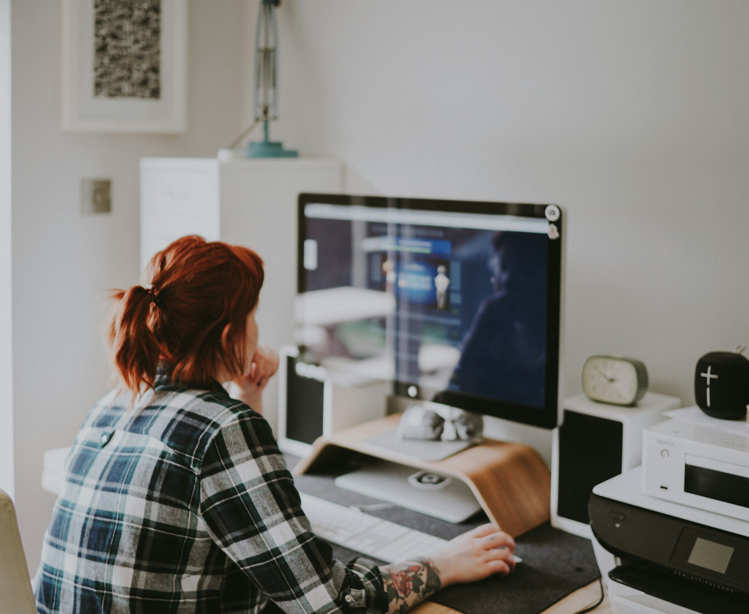 Work from home desk ergonomics