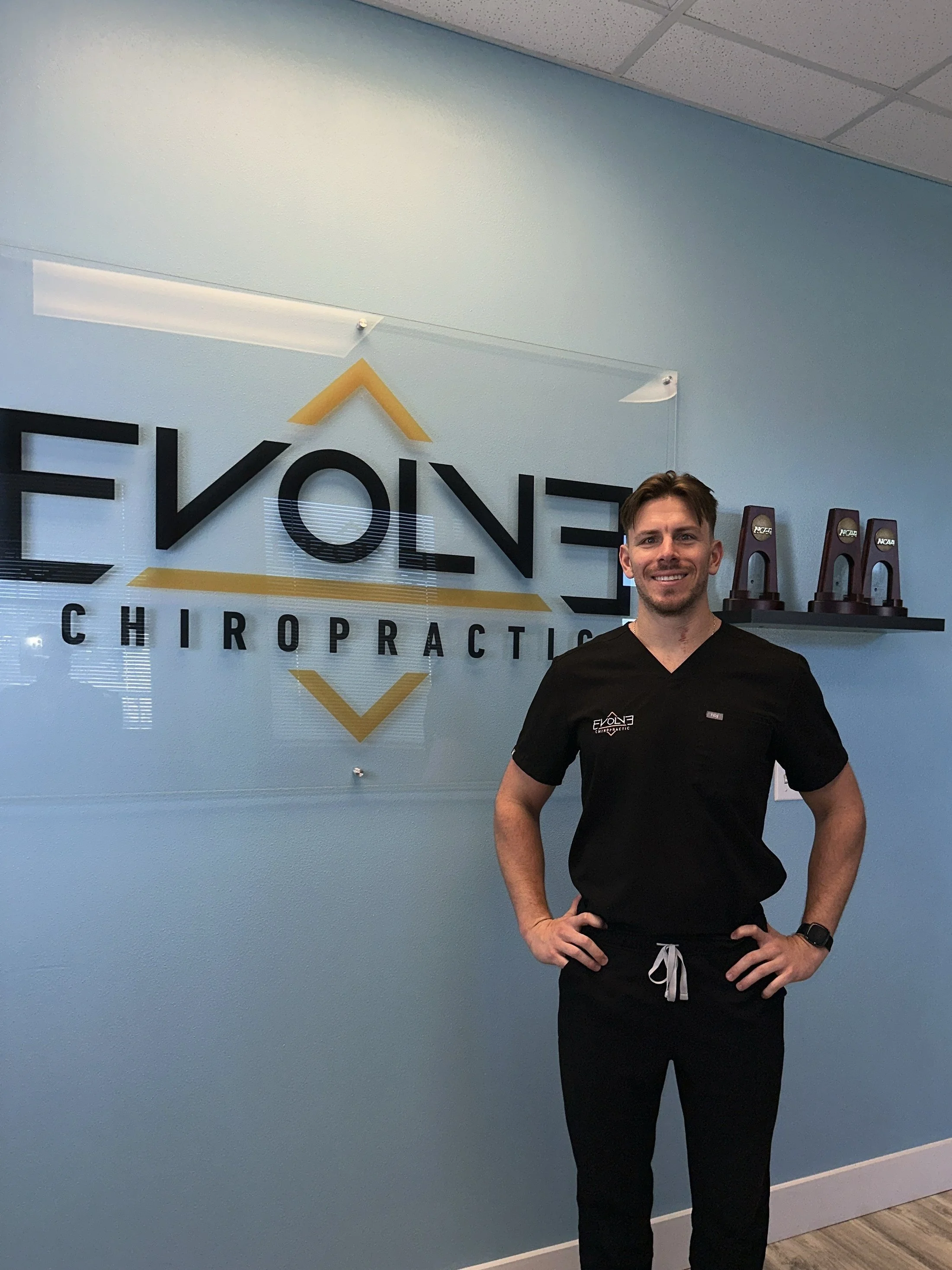 Dr. Jackson Humphrey providing chiropractic personal injury care in Dripping Springs