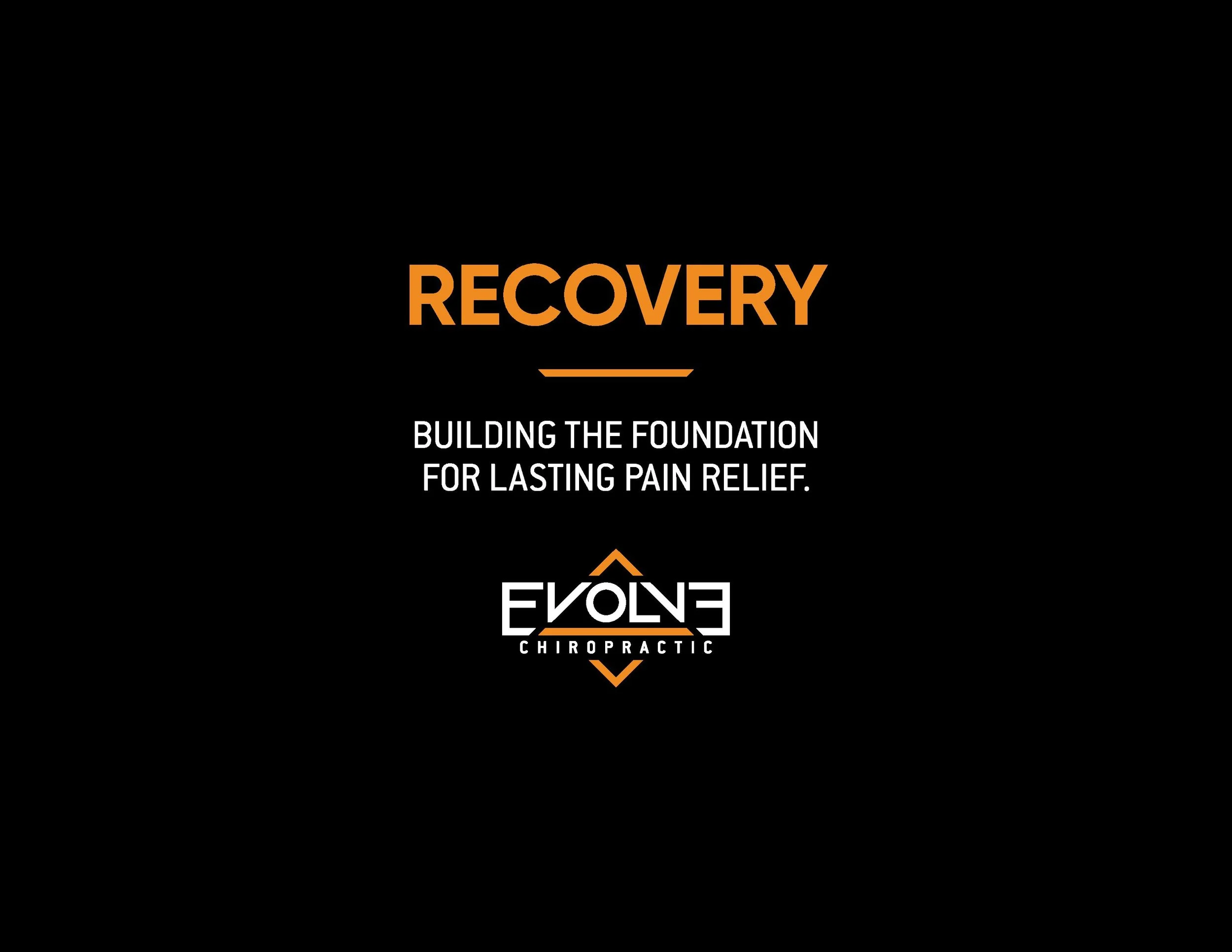 Recovery Phase care at Evolve Chiropractic for improved function, and lasting results!