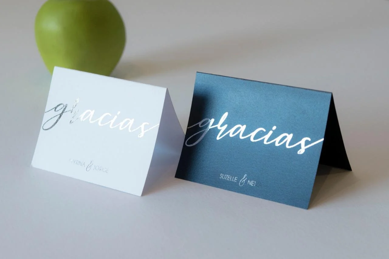 Tarjeta de Agradecimiento con Foil