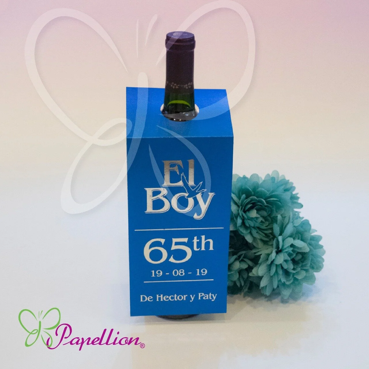 Tarjeta Personalizada para Botella