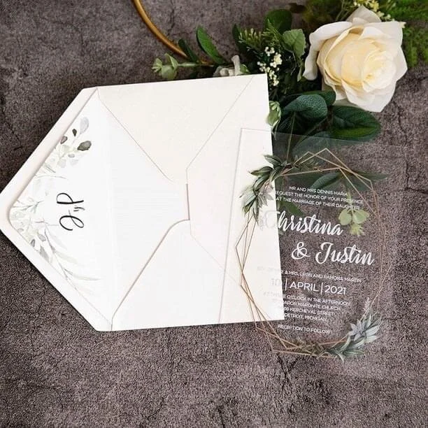 Invitacion de Acrilico