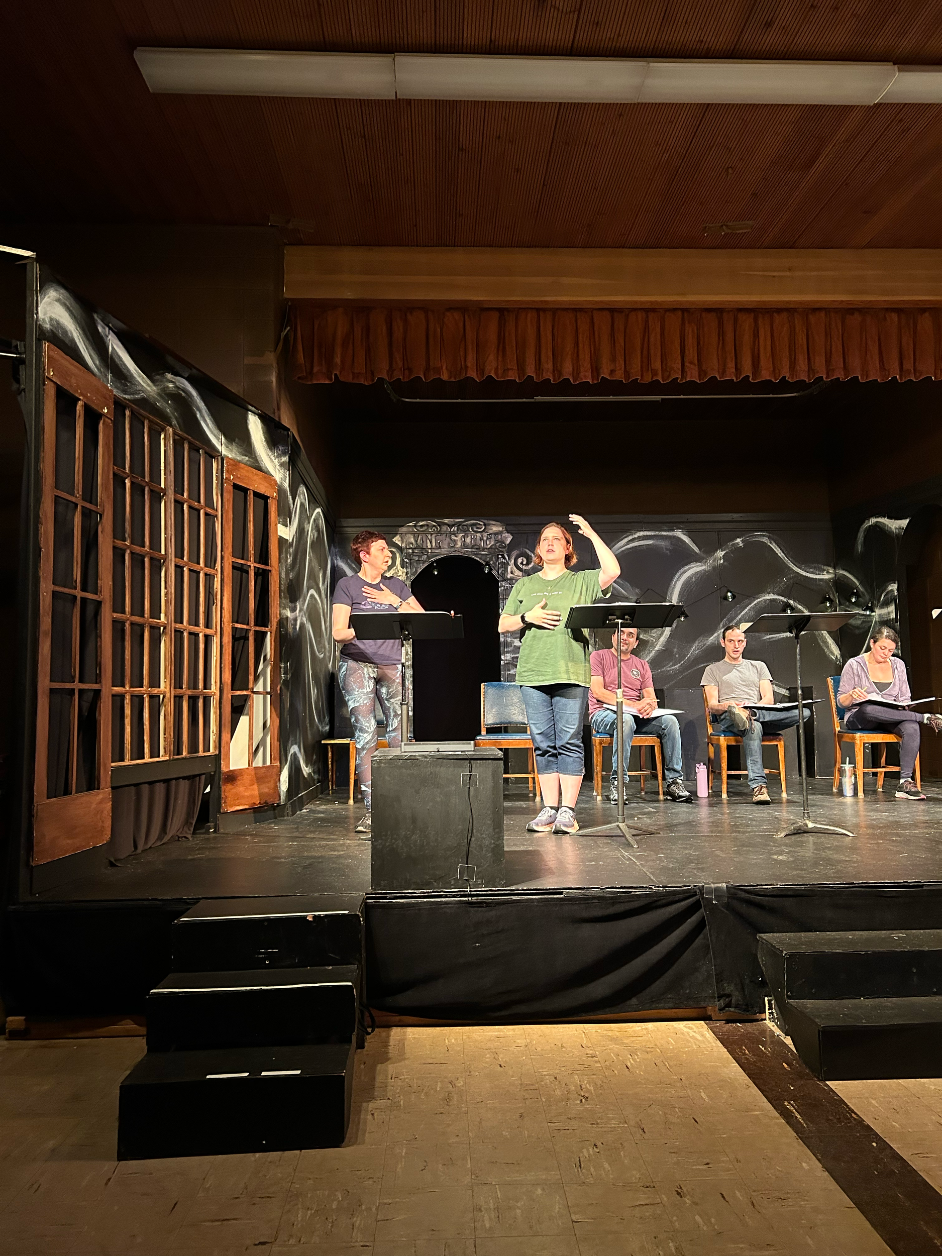Secondhand Rose Players Staged Reading (Pictured: Jenna Kellie Pittman & Care Nagle) 2024