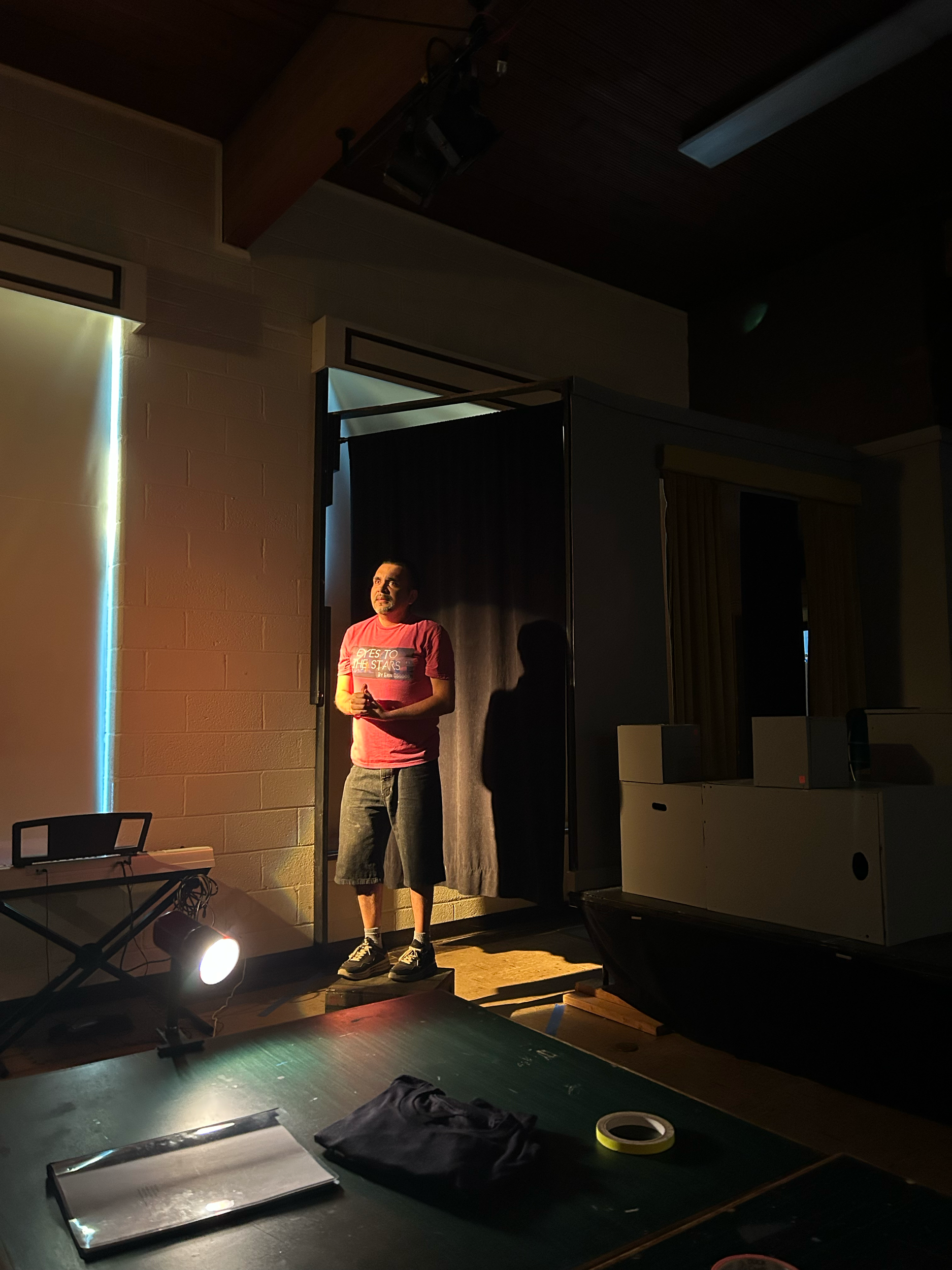 Production rehearsal picture (Pictured: Maurizio Dominguez) 2025