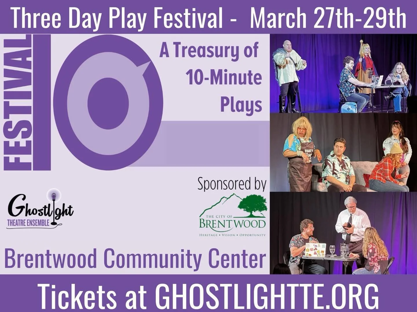 Happy opening to @ghostlightte 10 Minute Play Festival. Especially to the cast &amp; crew of my show &ldquo;oRANGE&rdquo;! Break legs!