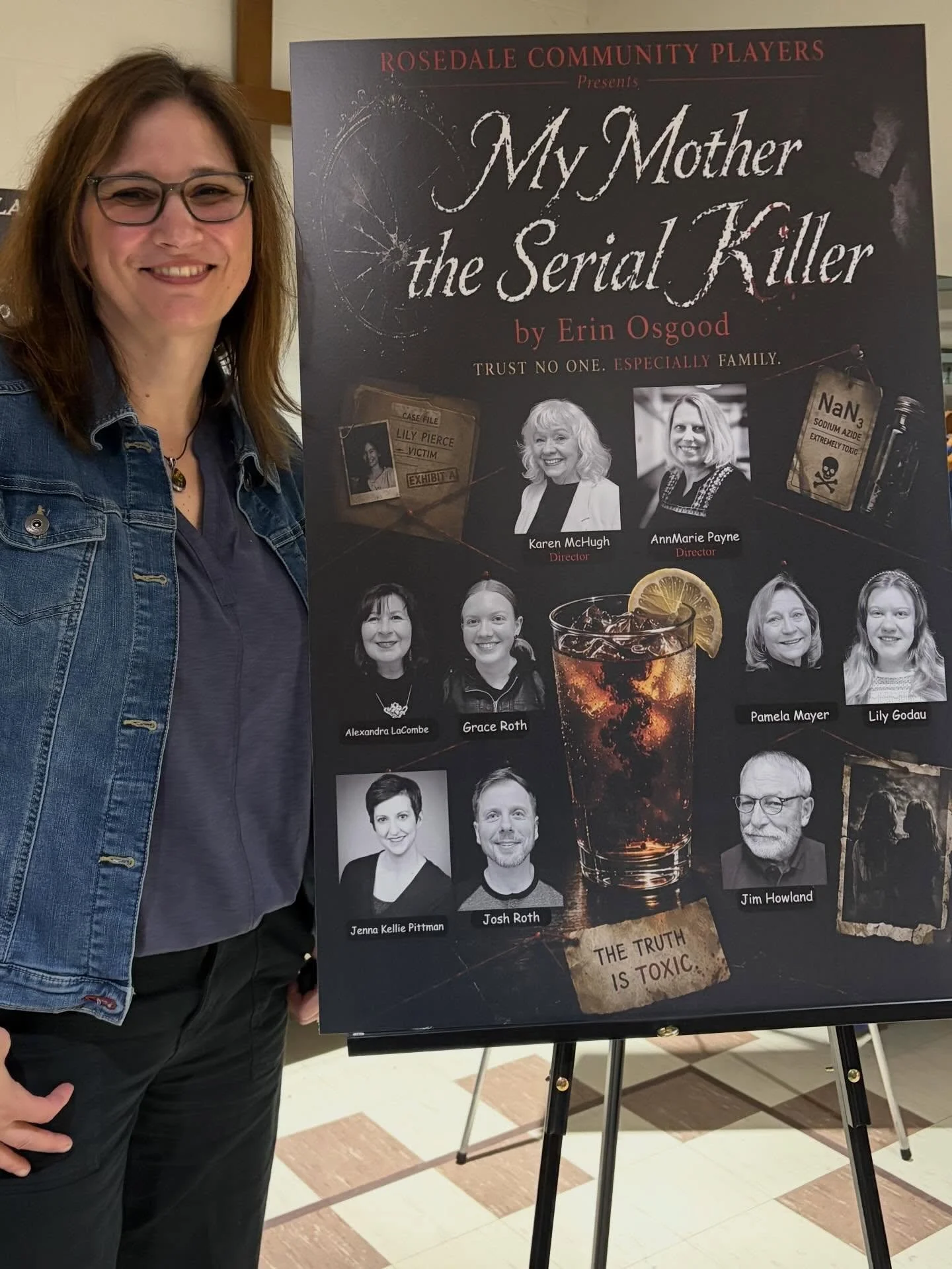What a great opening night! Congrats to the cast &amp; crew of &ldquo;My Mother, The Serial Killer&rdquo;. Show continues to run until May 2.  Thank you to everyone who supports new plays!