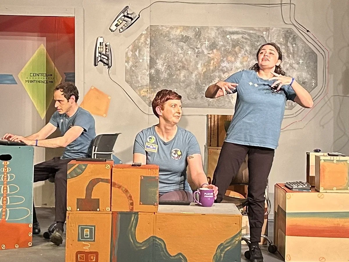 Secondhand Rose Players' Production (Pictured: Russ Schwartz, Jenna Kellie Pittman & Ashley Croft) 2025