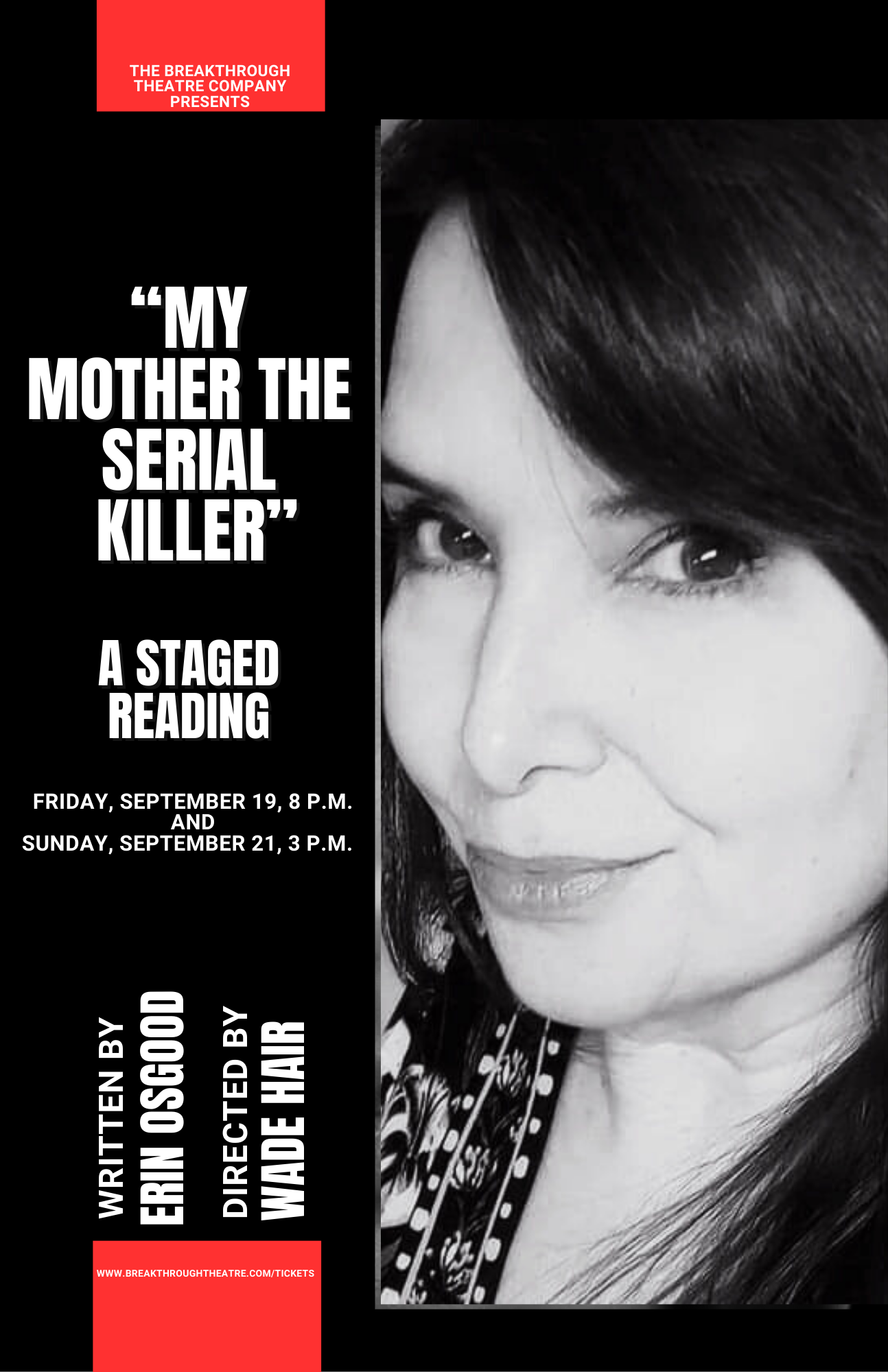 My Mother, The Serial Killer (Breakthrough Theatre Company), 2025